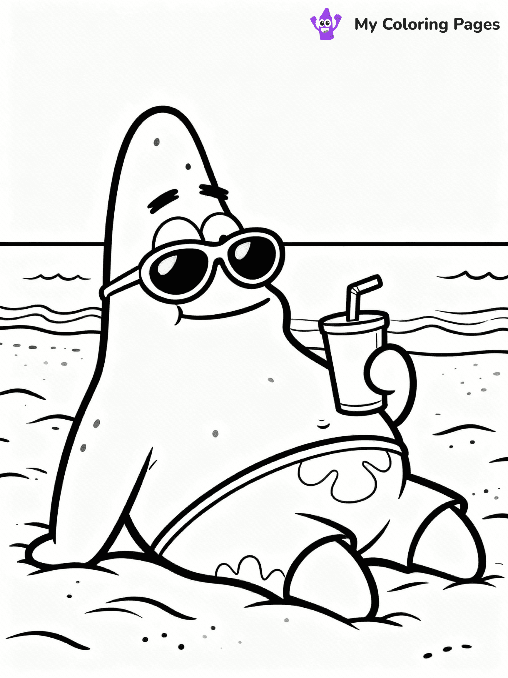 Patrick Coloring Pages - 24