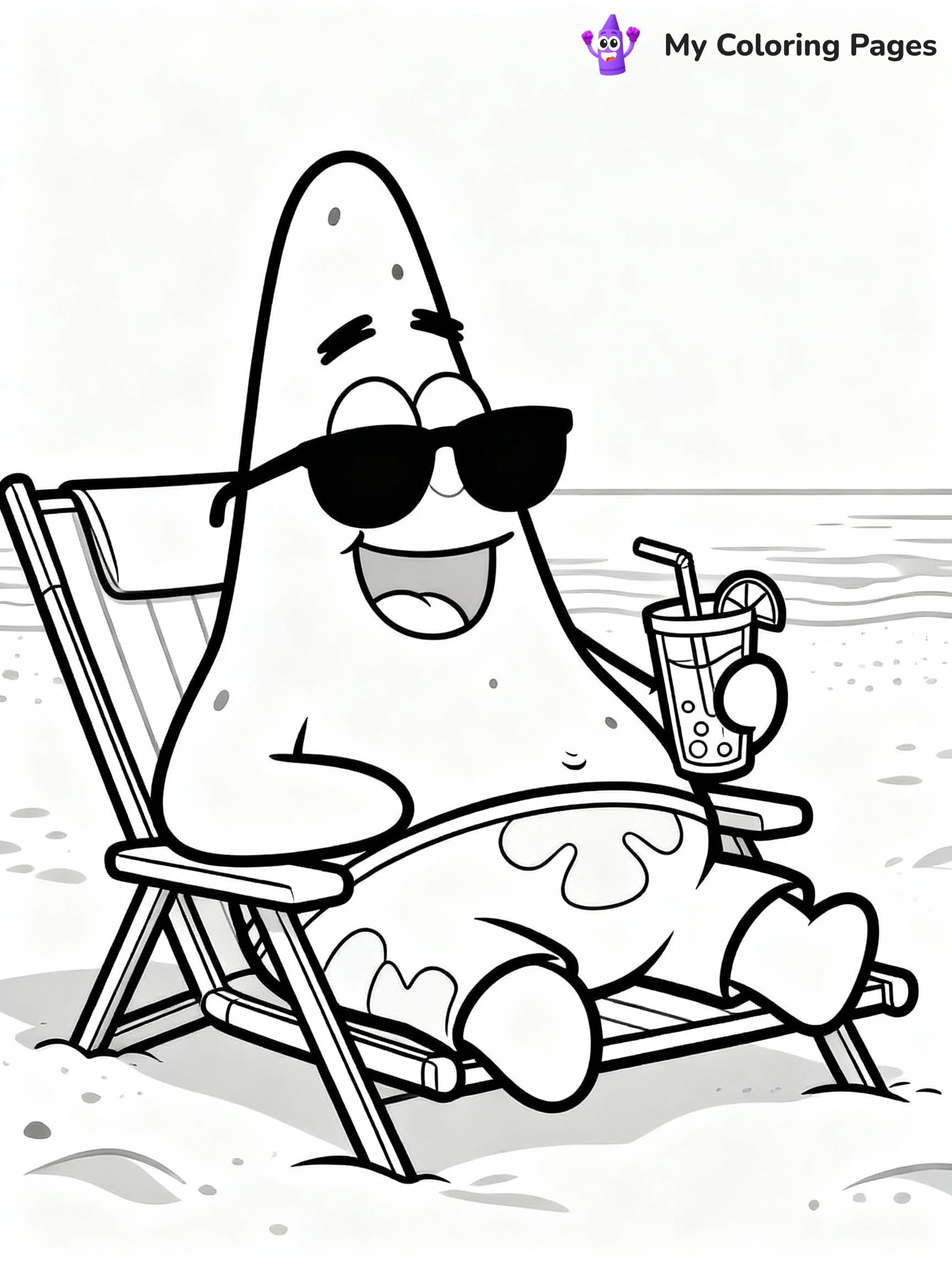 Patrick Coloring Pages - 23