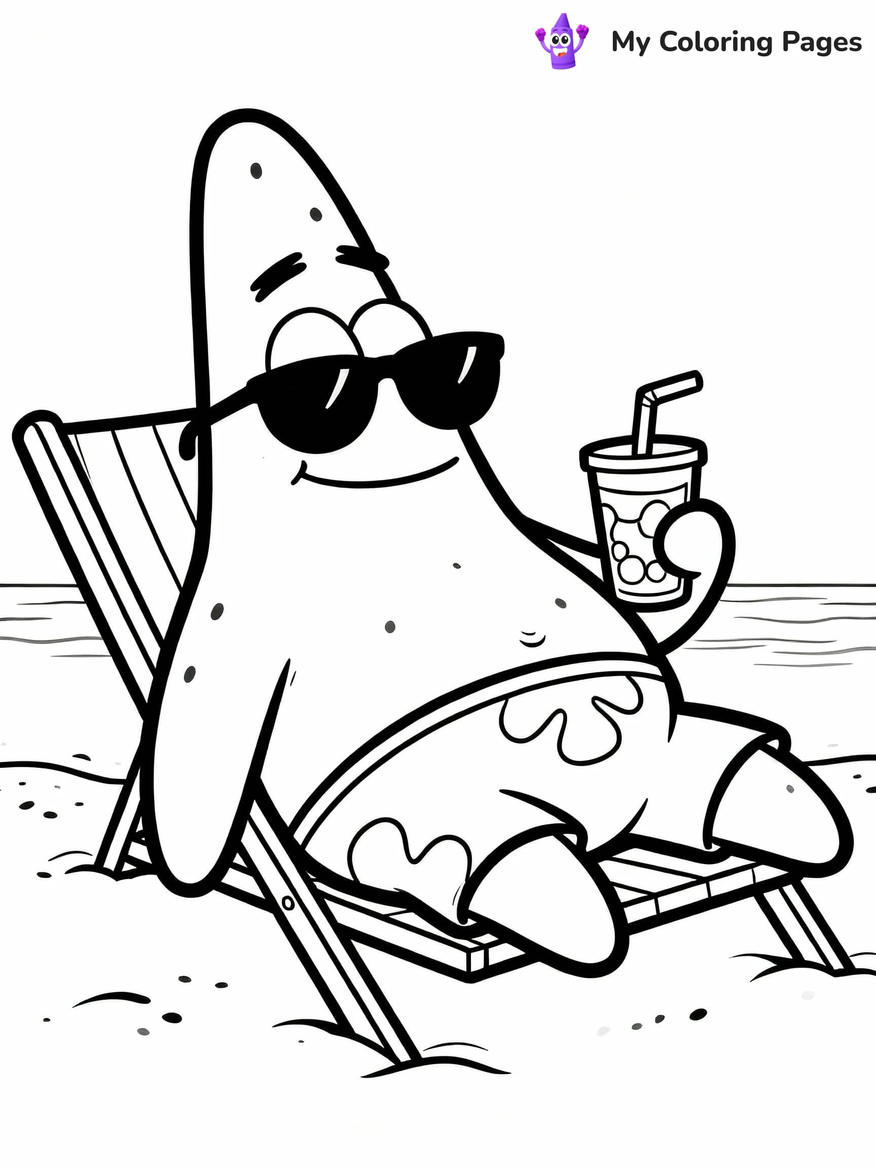 Patrick Coloring Pages - 22