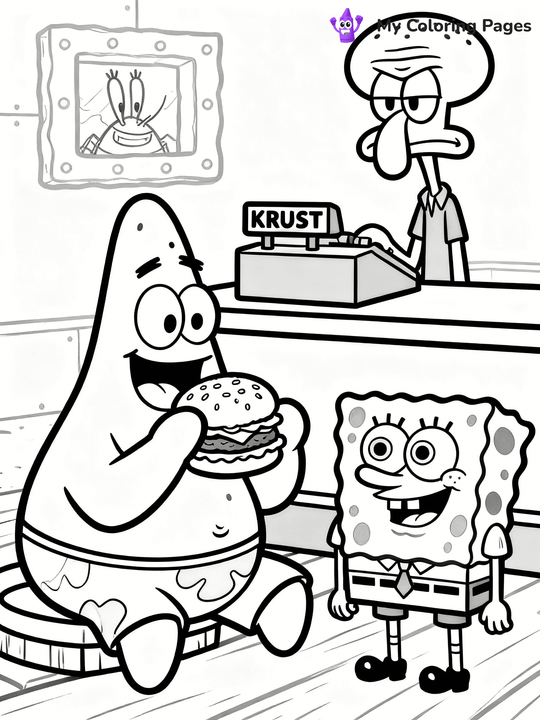 Patrick Coloring Pages - 20