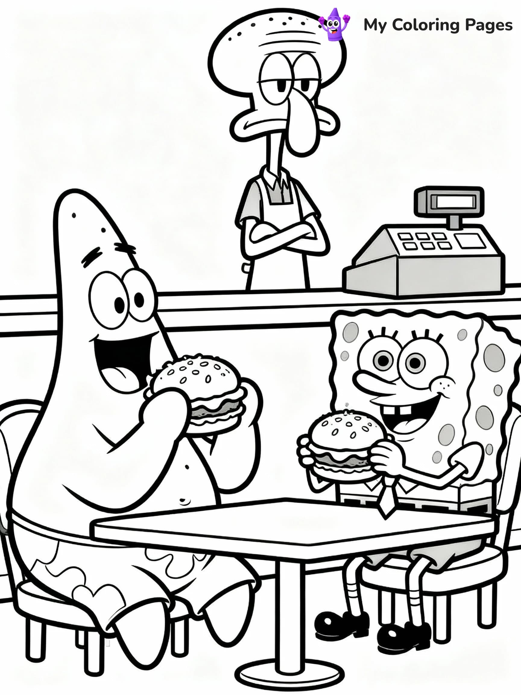 Patrick Coloring Pages - 18