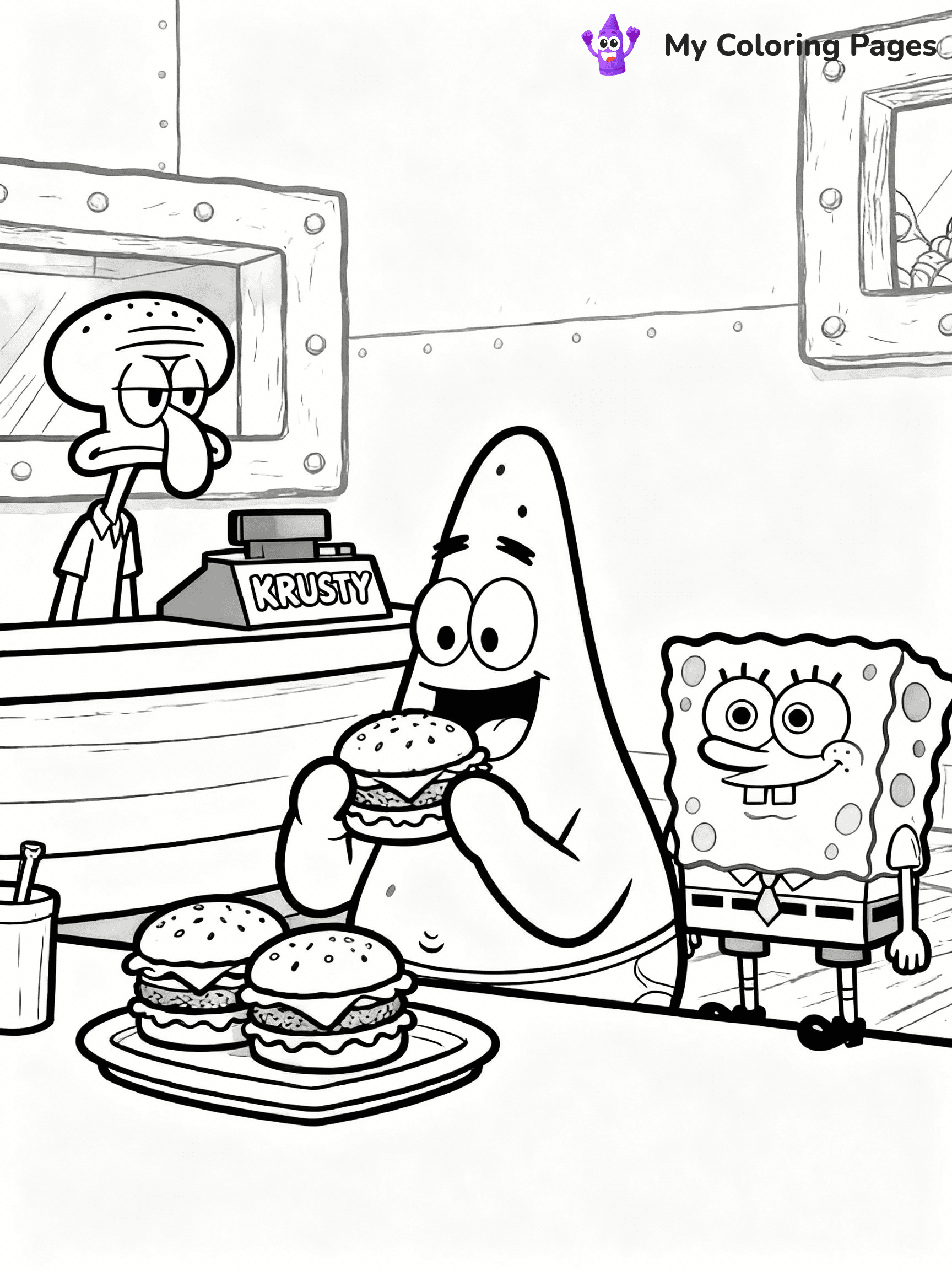 Patrick Coloring Pages - 17