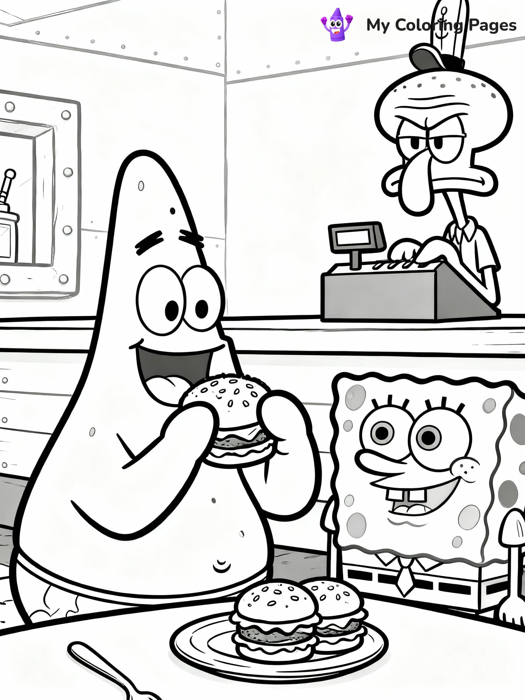 Patrick Coloring Pages - 15