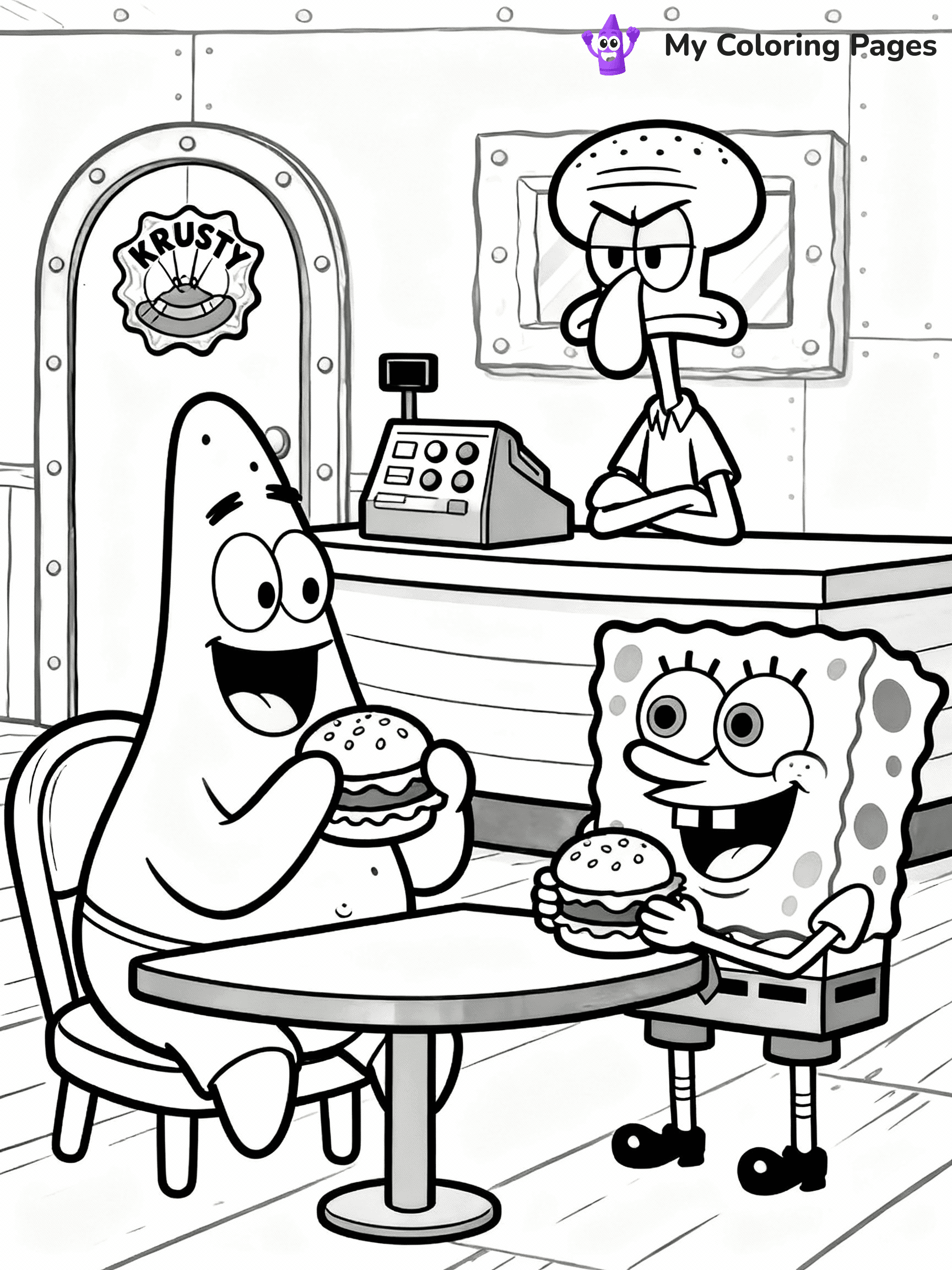 Patrick Coloring Pages - 14