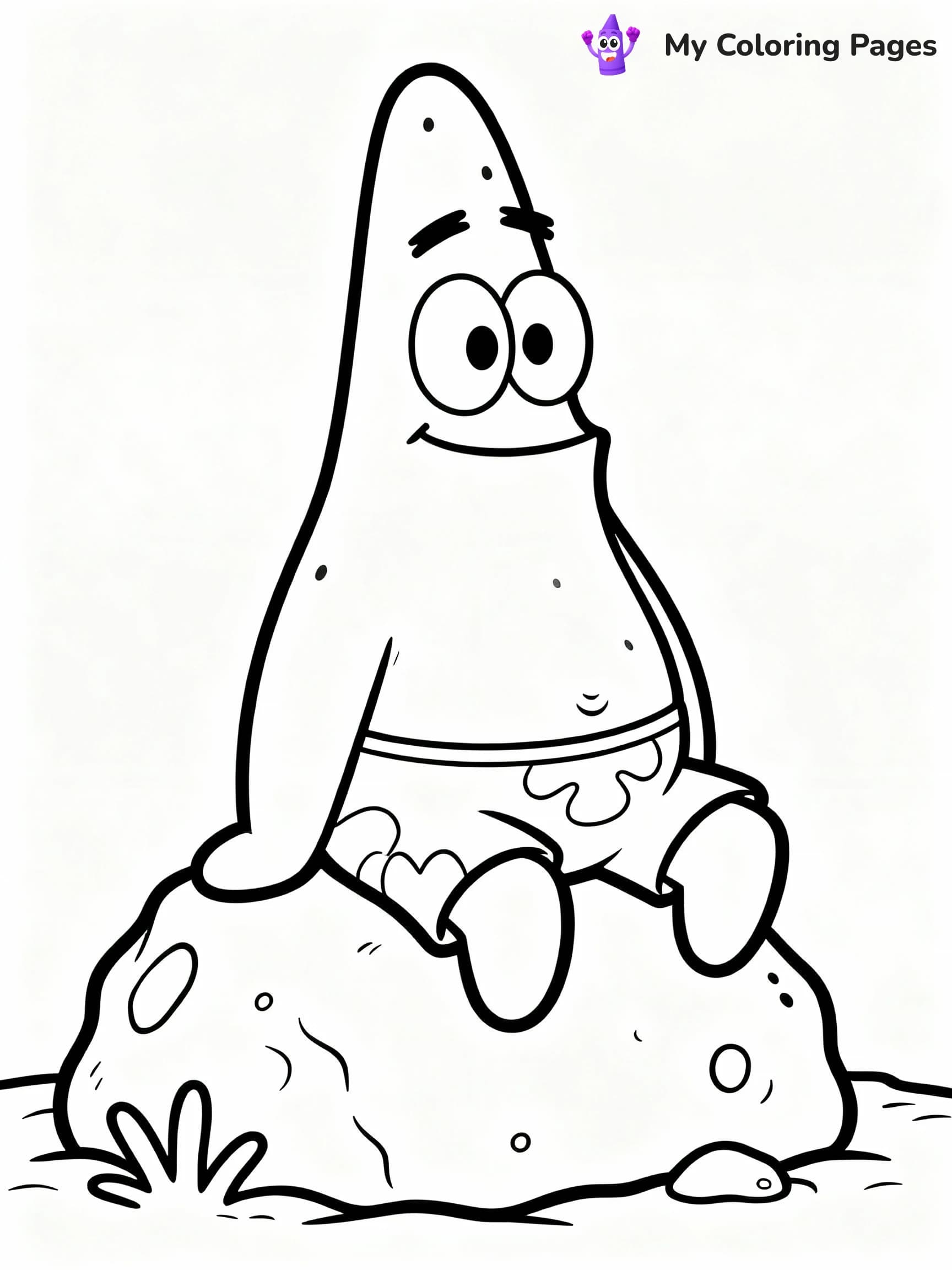 Patrick Coloring Pages - 8
