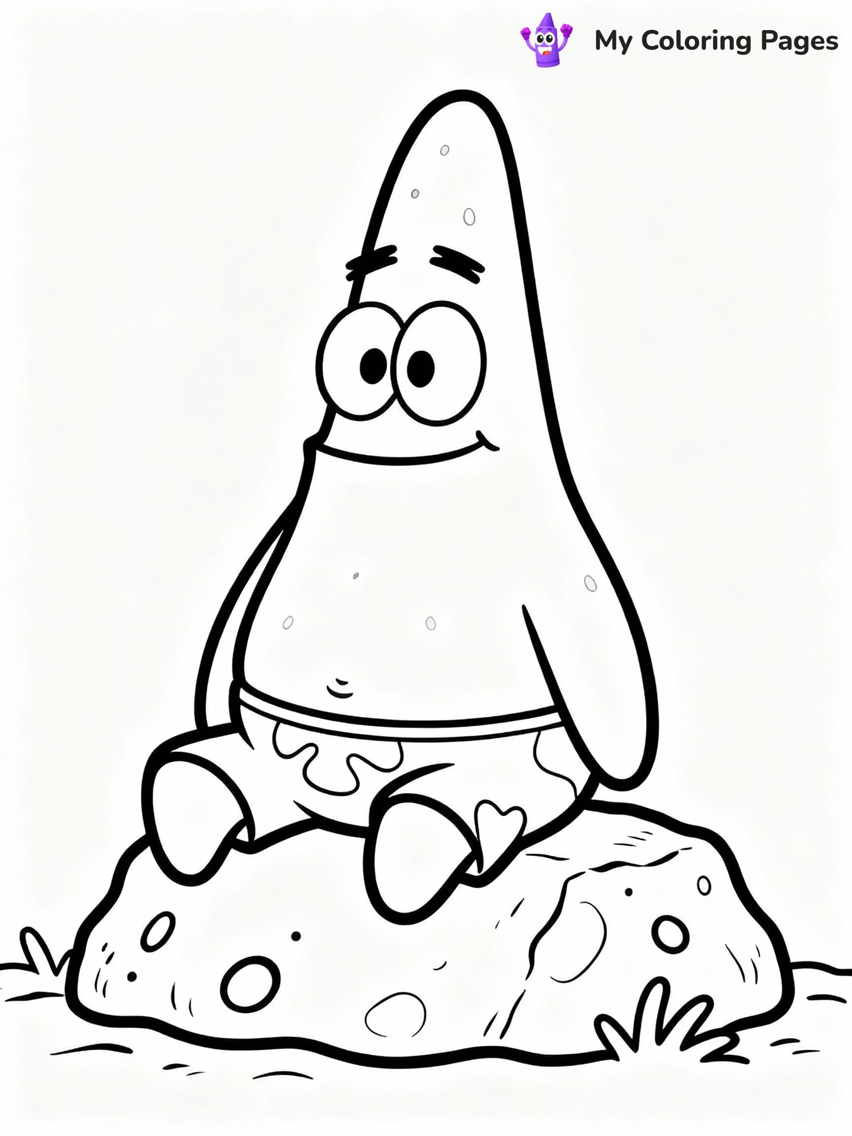 Patrick Coloring Pages - 7