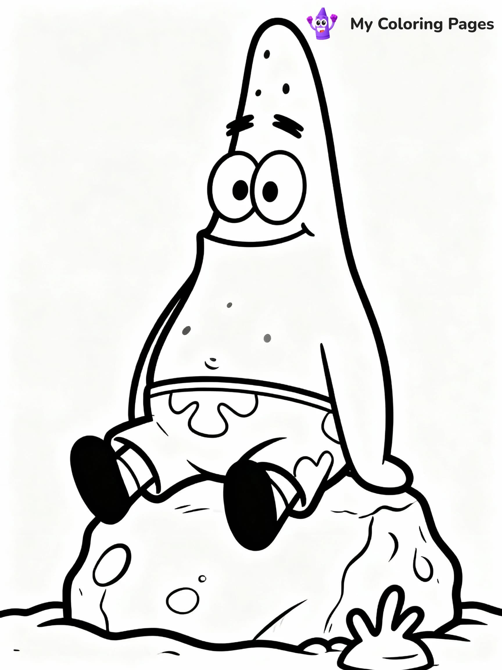 Patrick Coloring Pages - 5