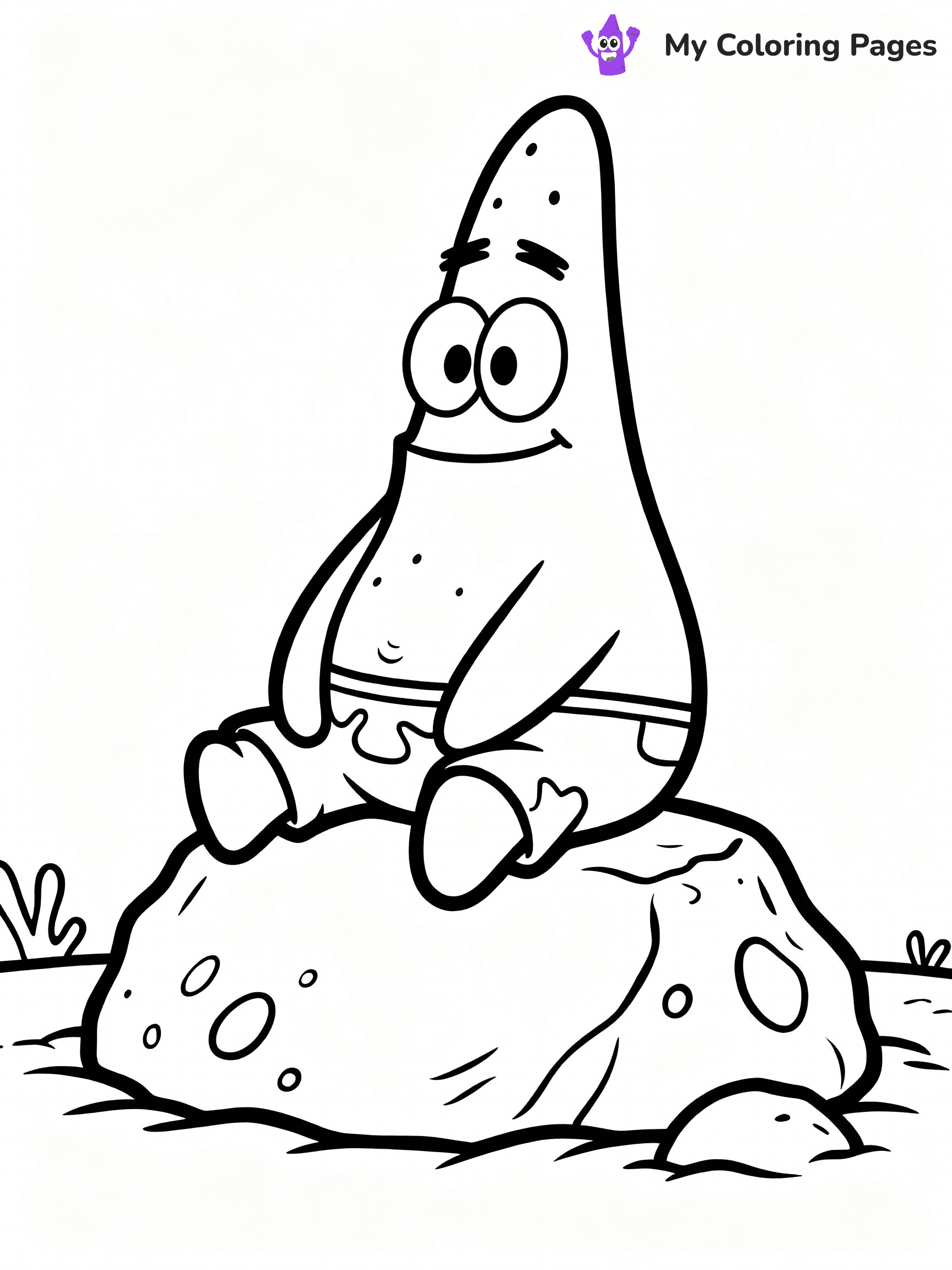 Patrick Coloring Pages - 3