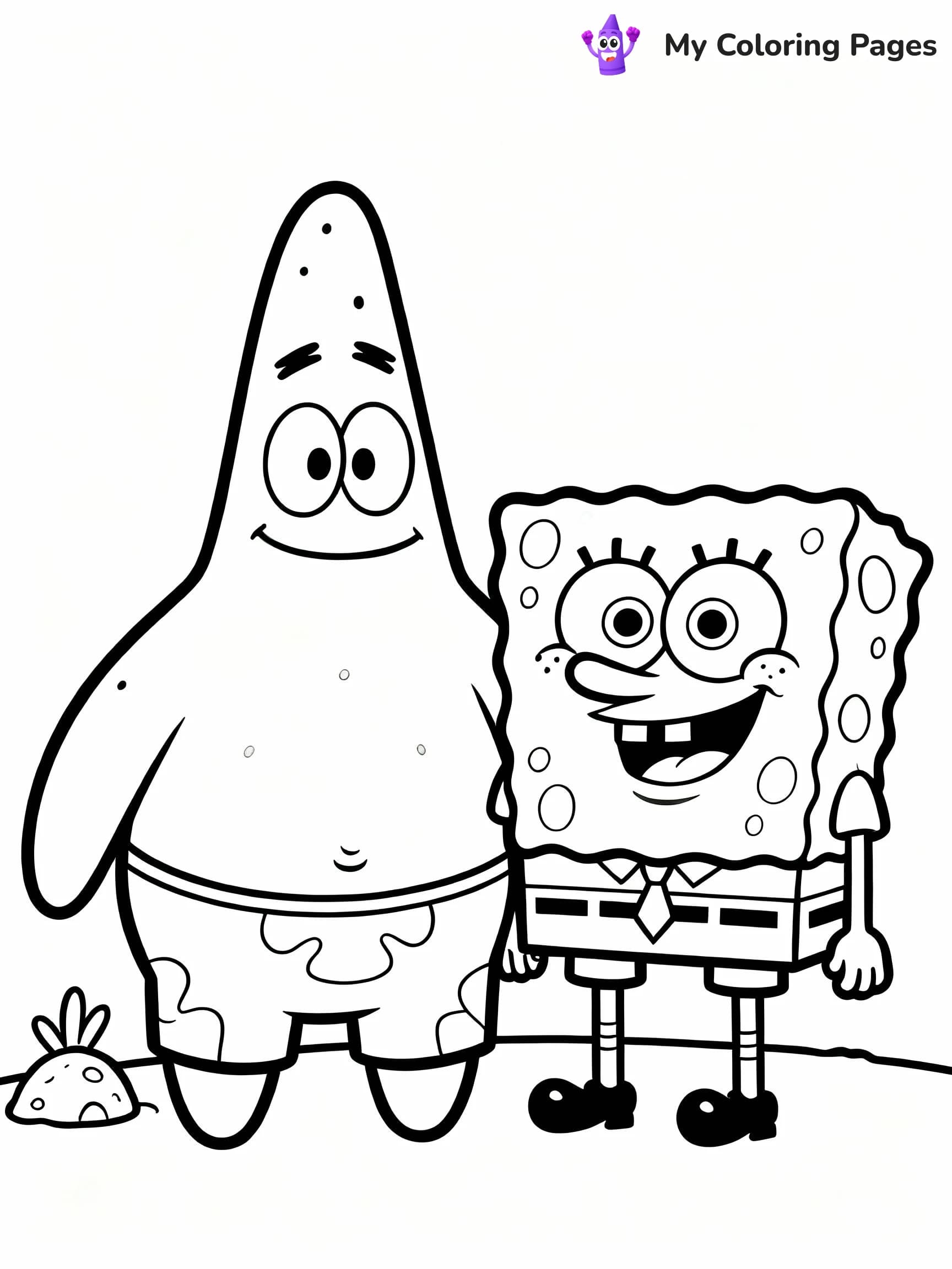Patrick Coloring Pages - 1