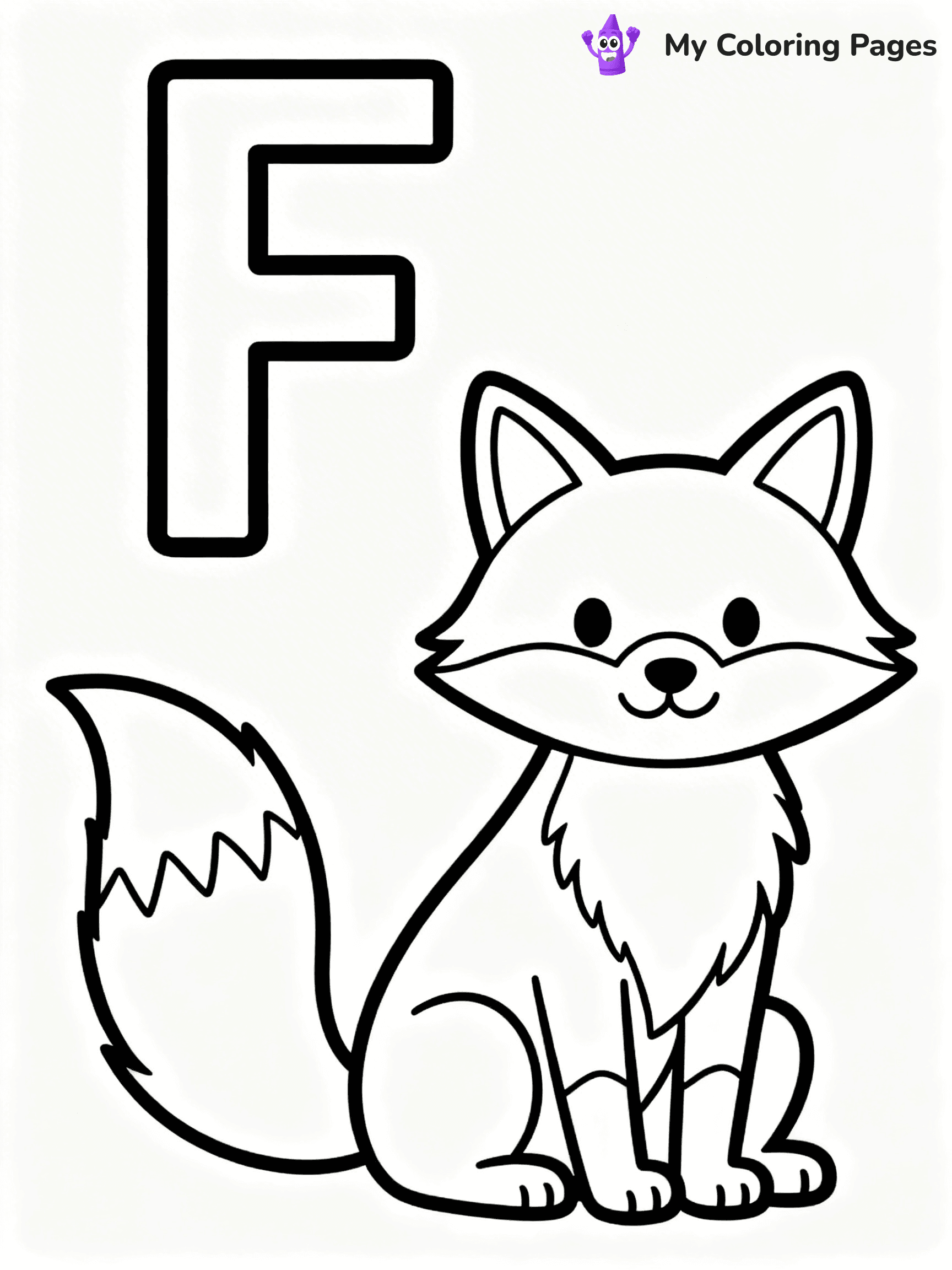 Letter F Coloring Pages - 46