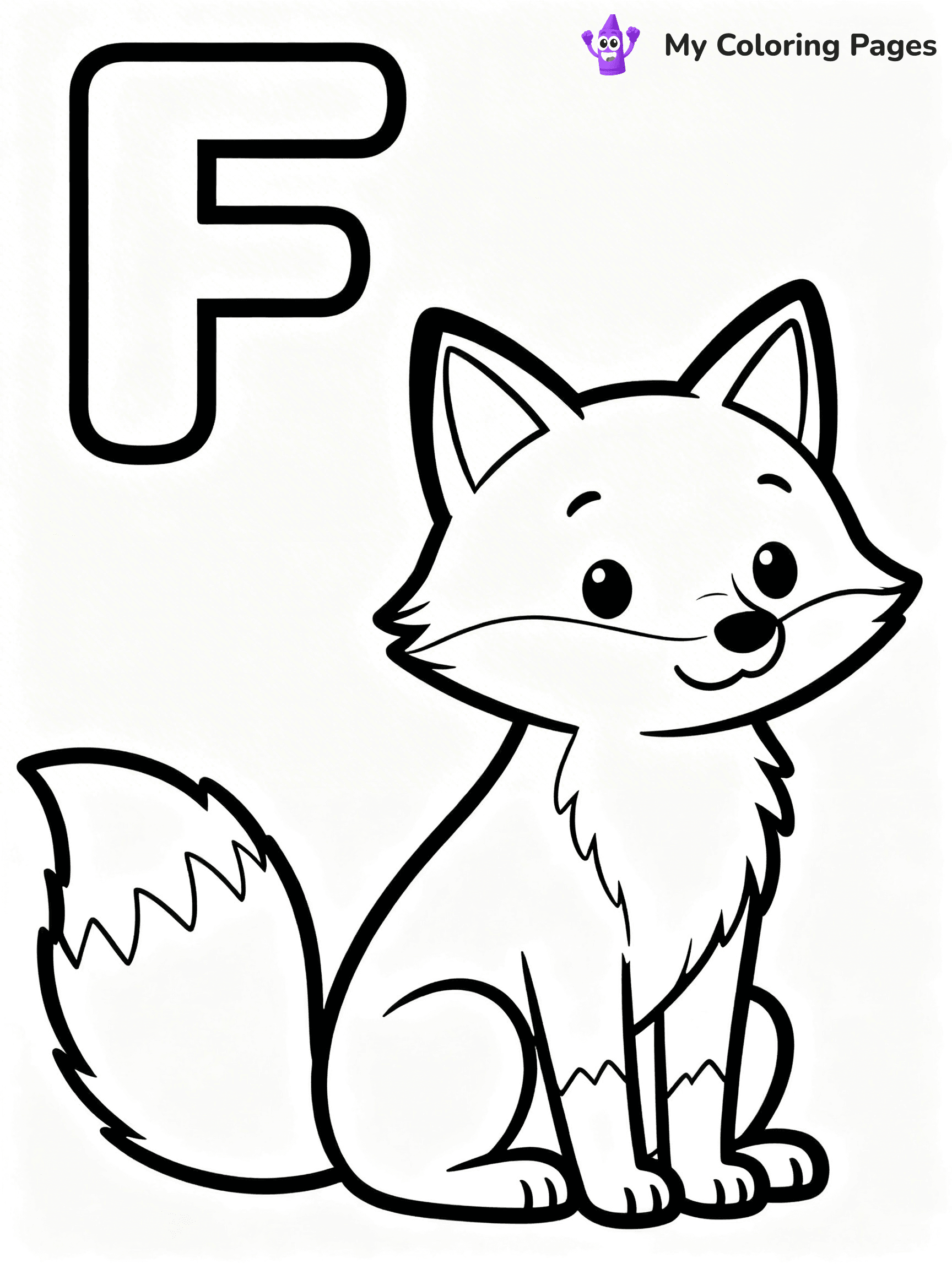 Letter F Coloring Pages - 45