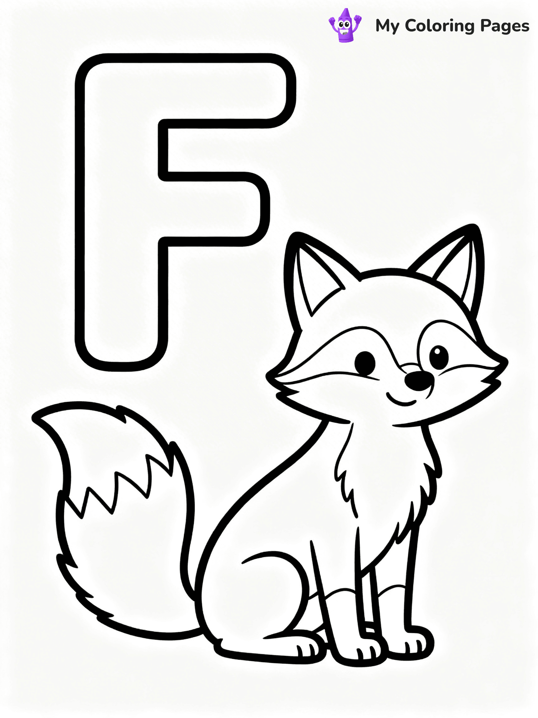 Letter F Coloring Pages - 43
