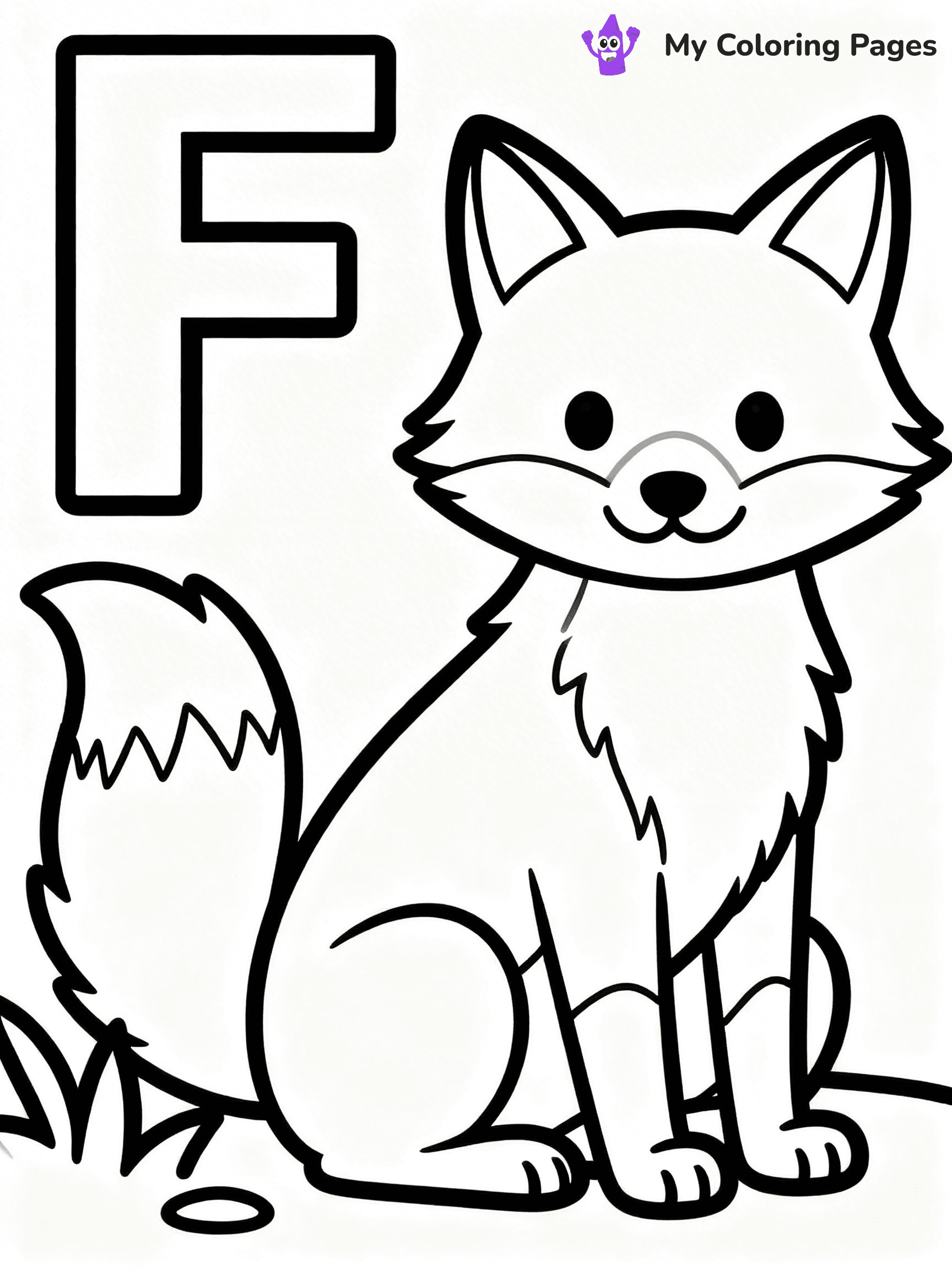 Letter F Coloring Pages - 42