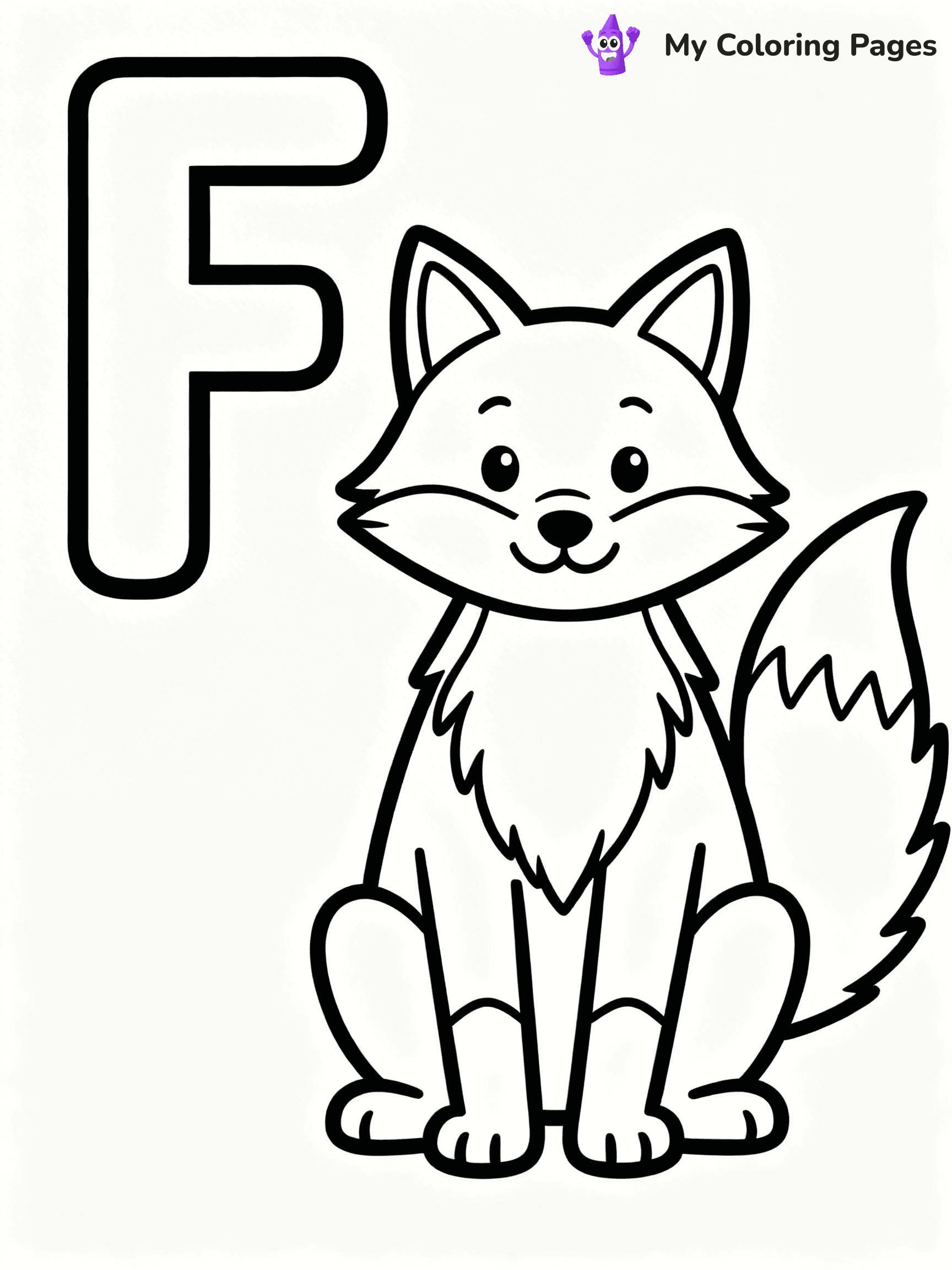 Letter F Coloring Pages - 40