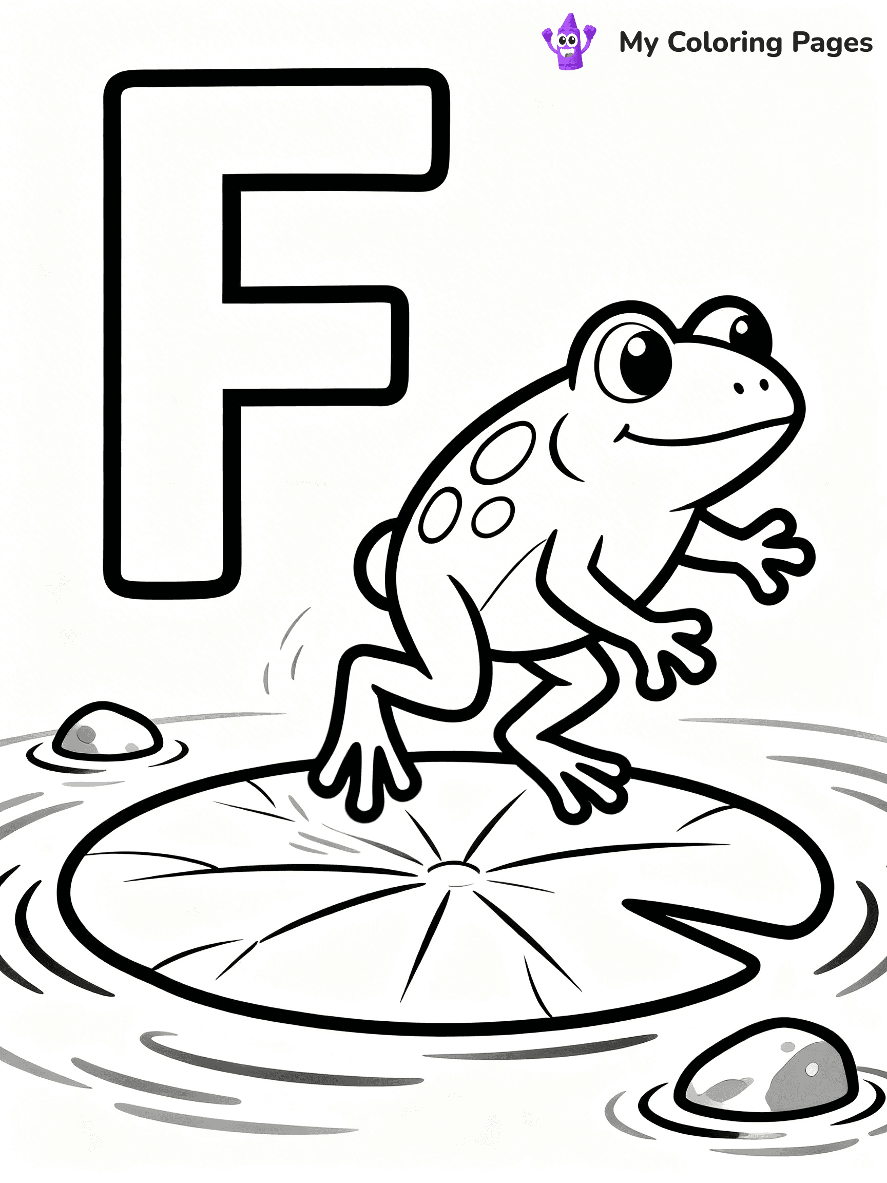 Letter F Coloring Pages - 36