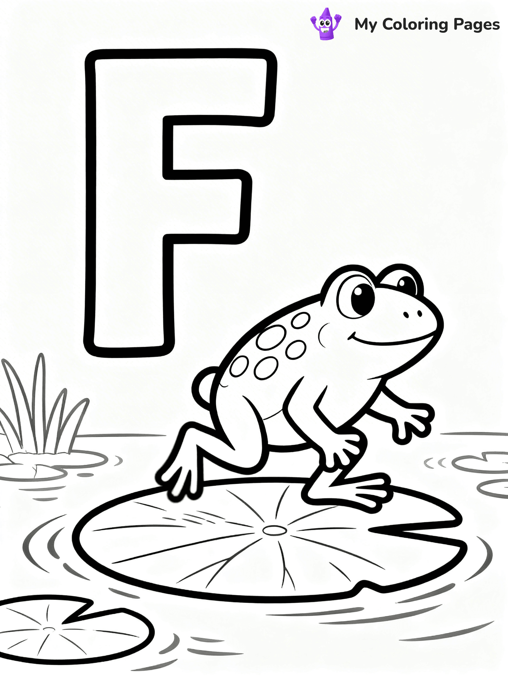 Letter F Coloring Pages - 35