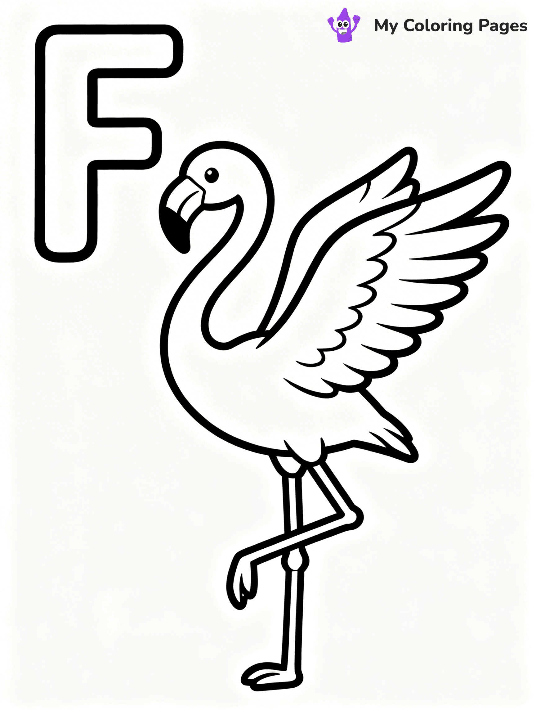 Letter F Coloring Pages - 31