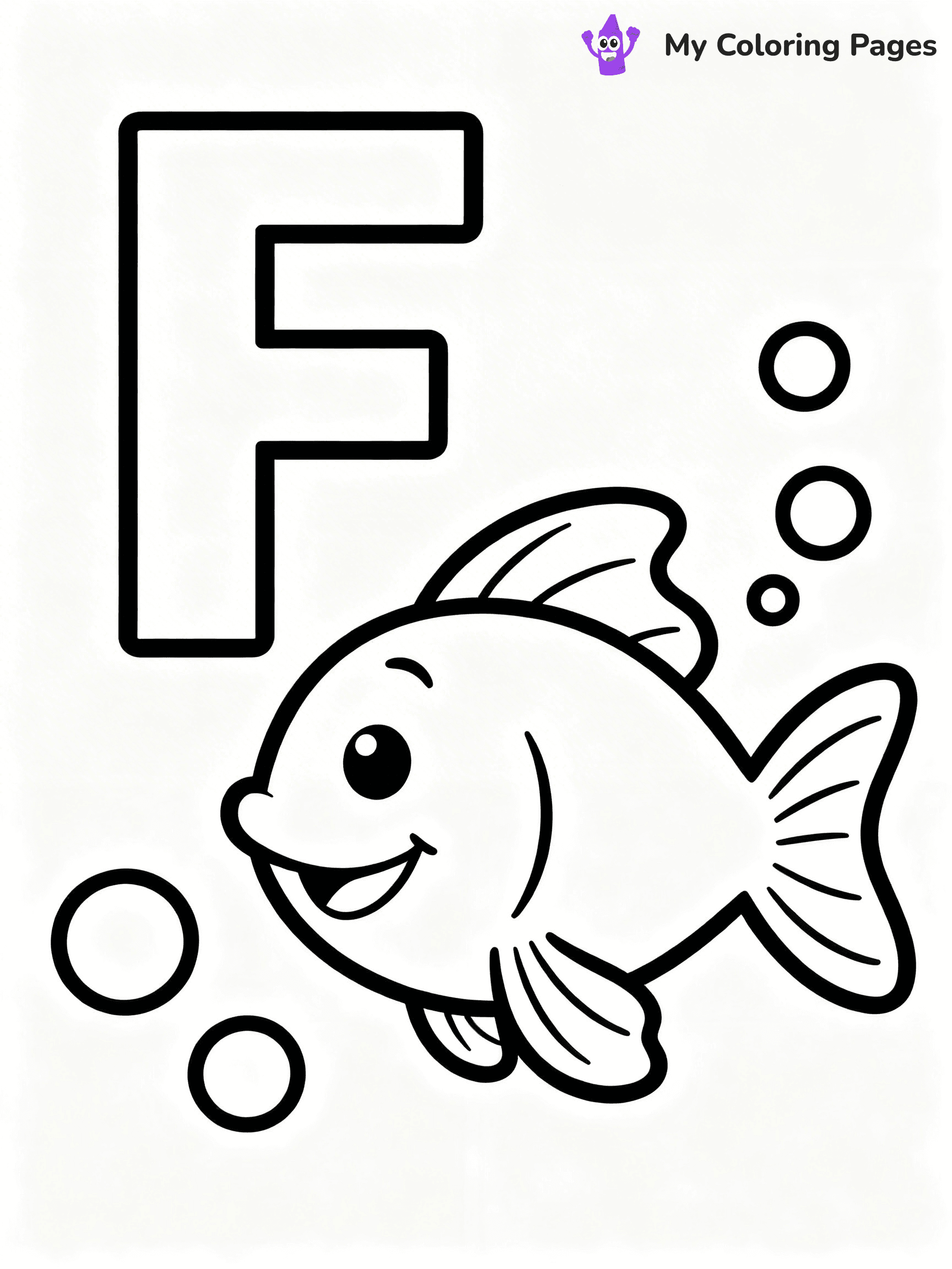 Letter F Coloring Pages - 22