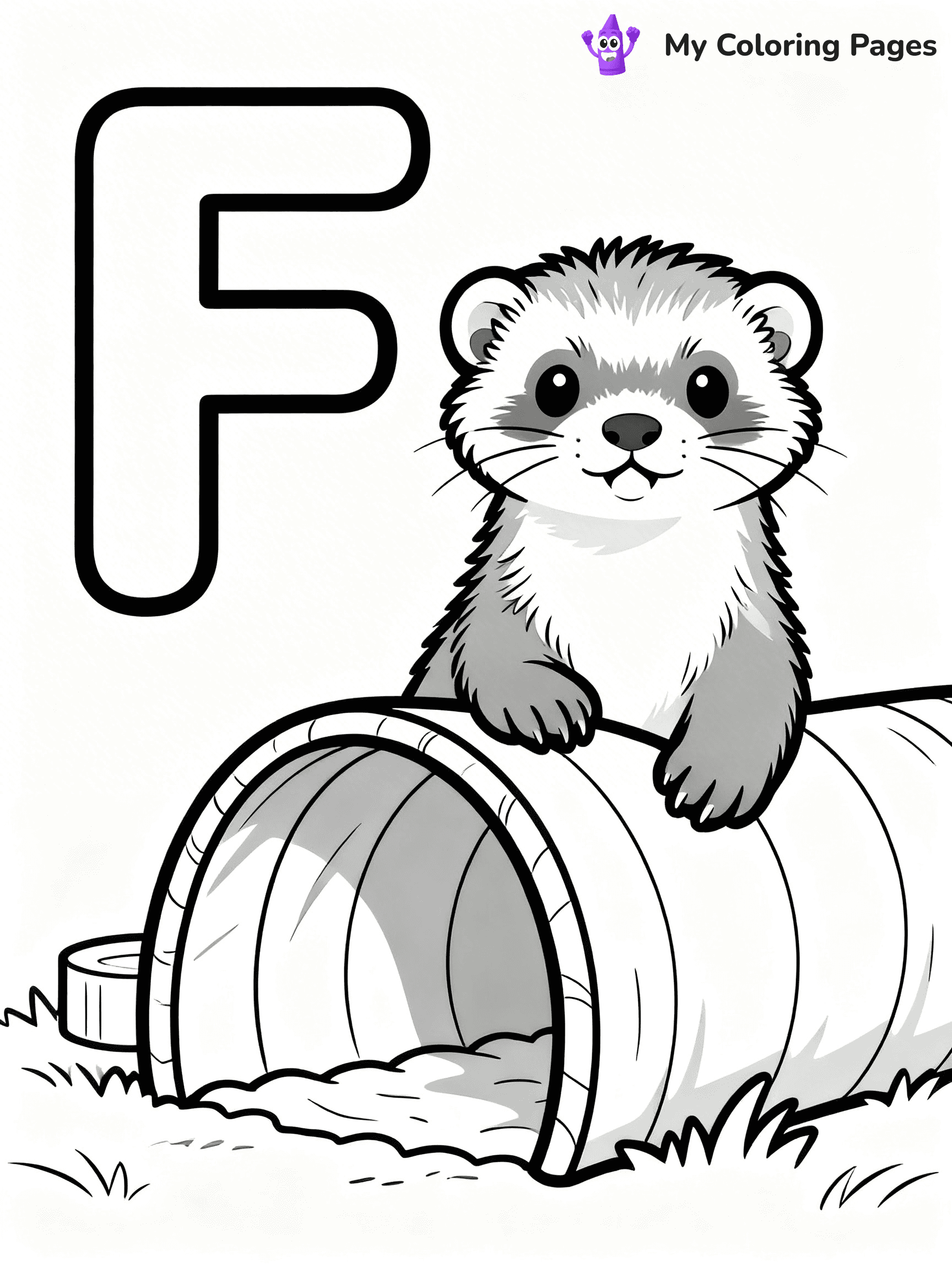 Letter F Coloring Pages - 18