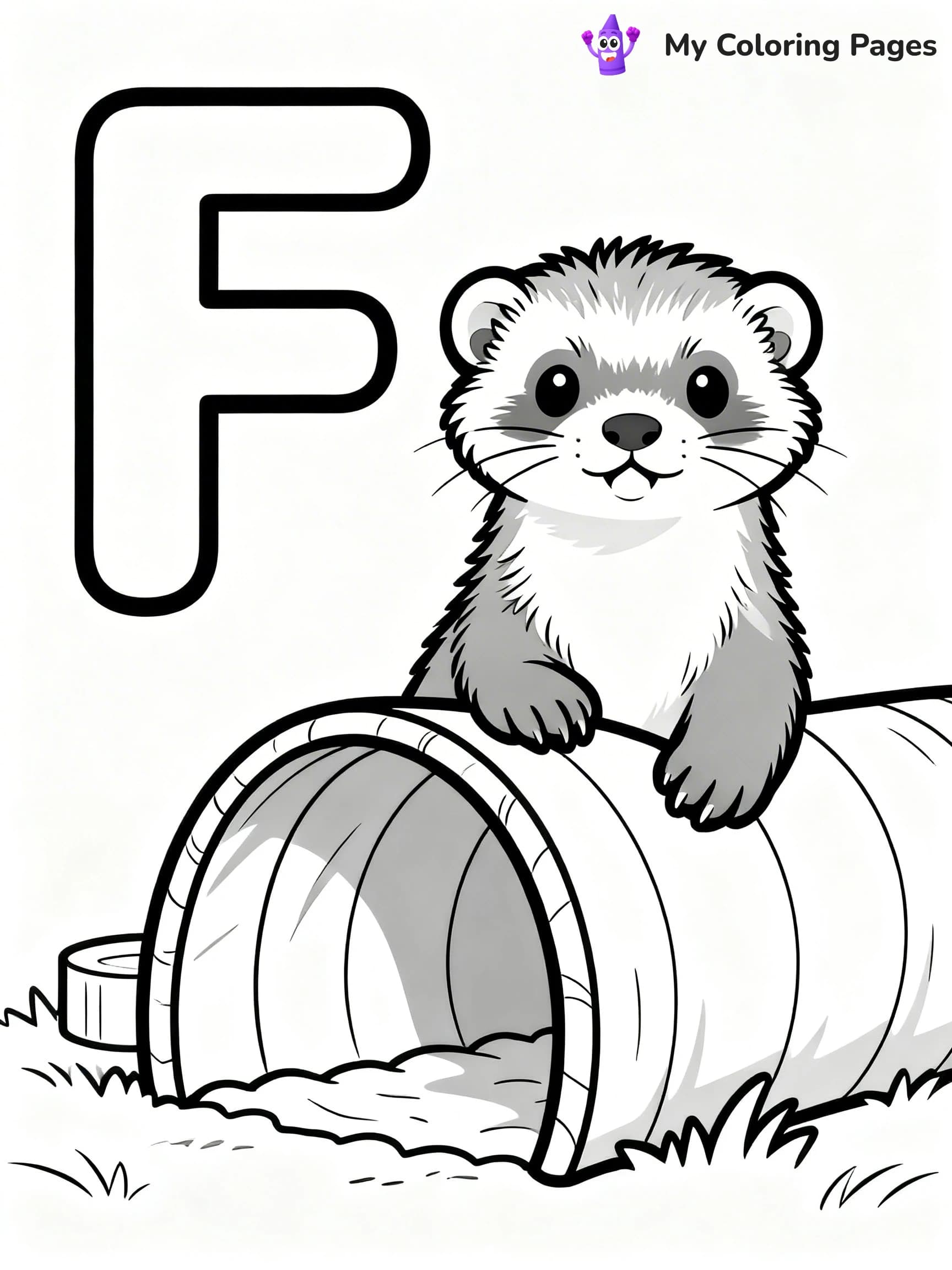 Letter F Coloring Pages - 18