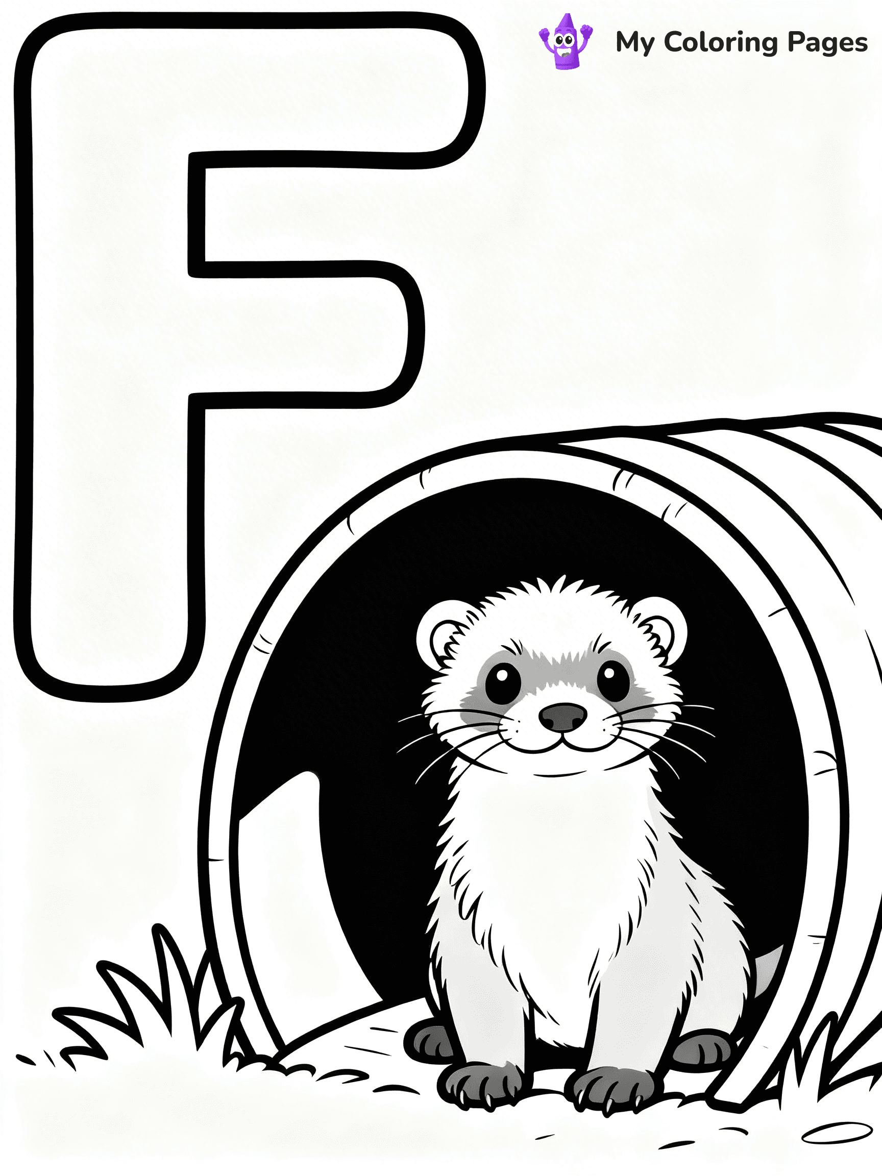 Letter F Coloring Pages - 17