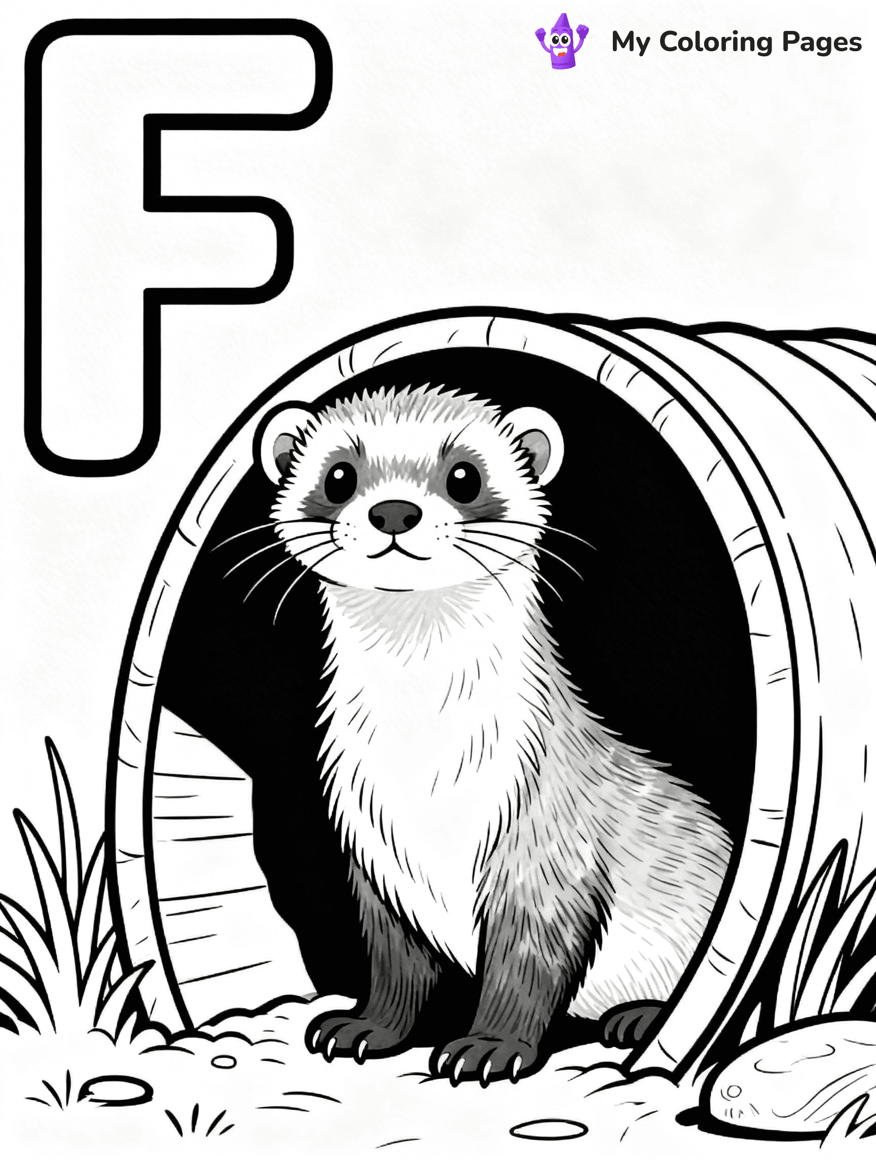 Letter F Coloring Pages - 16