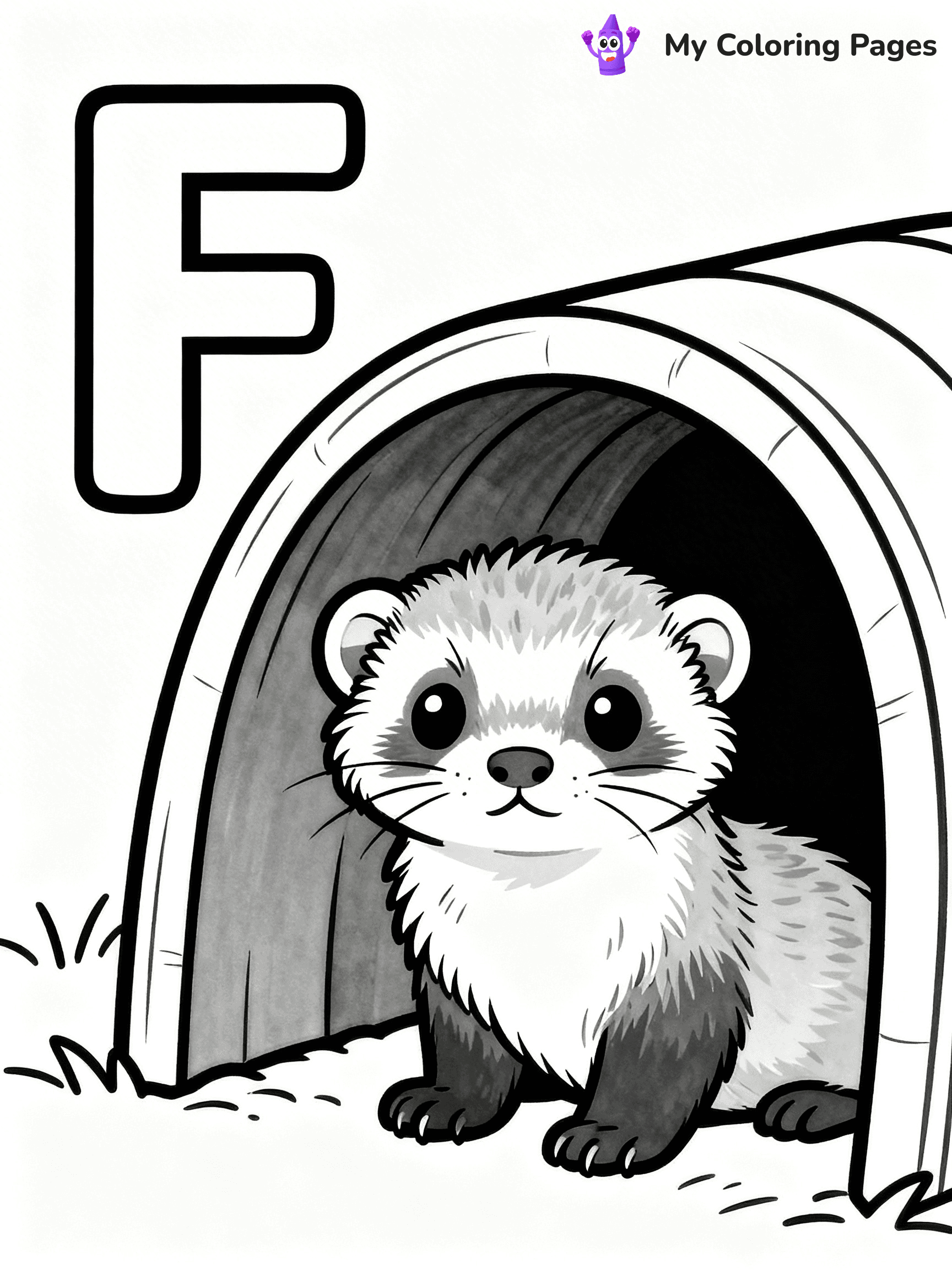 Letter F Coloring Pages - 15