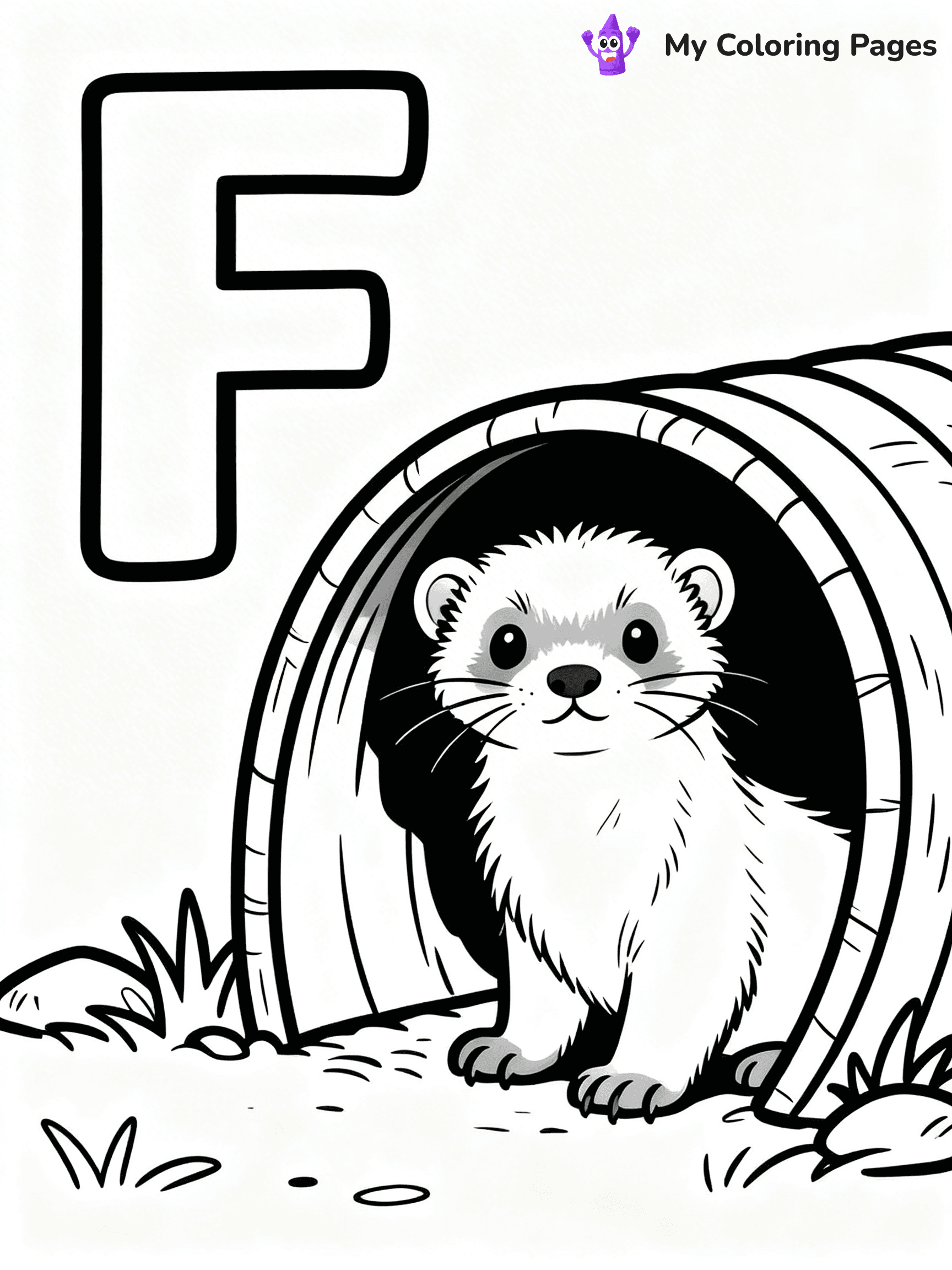 Letter F Coloring Pages - 13
