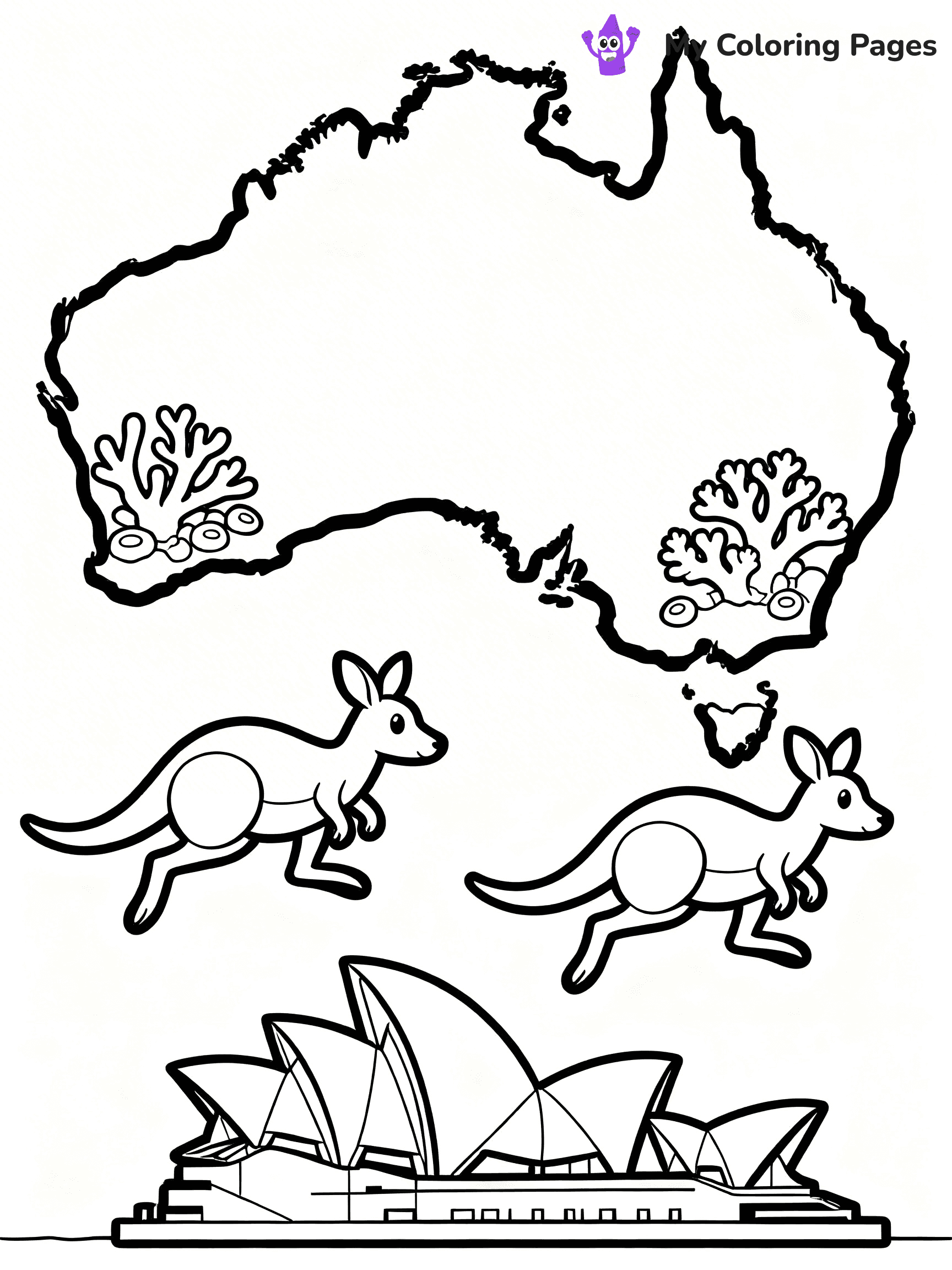 Continents Coloring Pages - 47