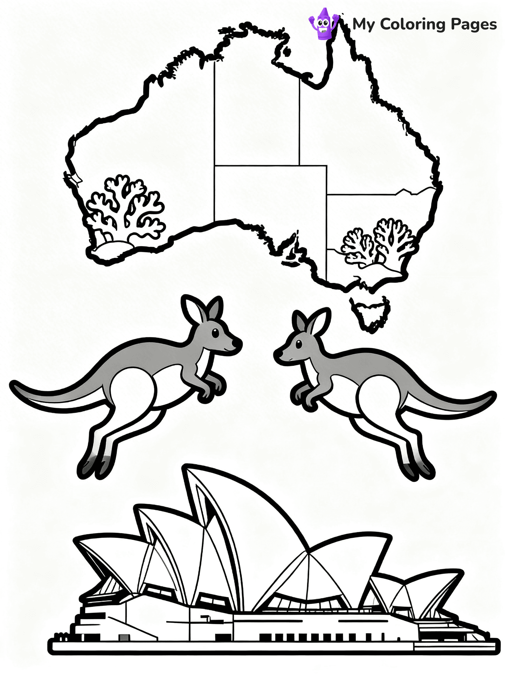 Continents Coloring Pages - 46
