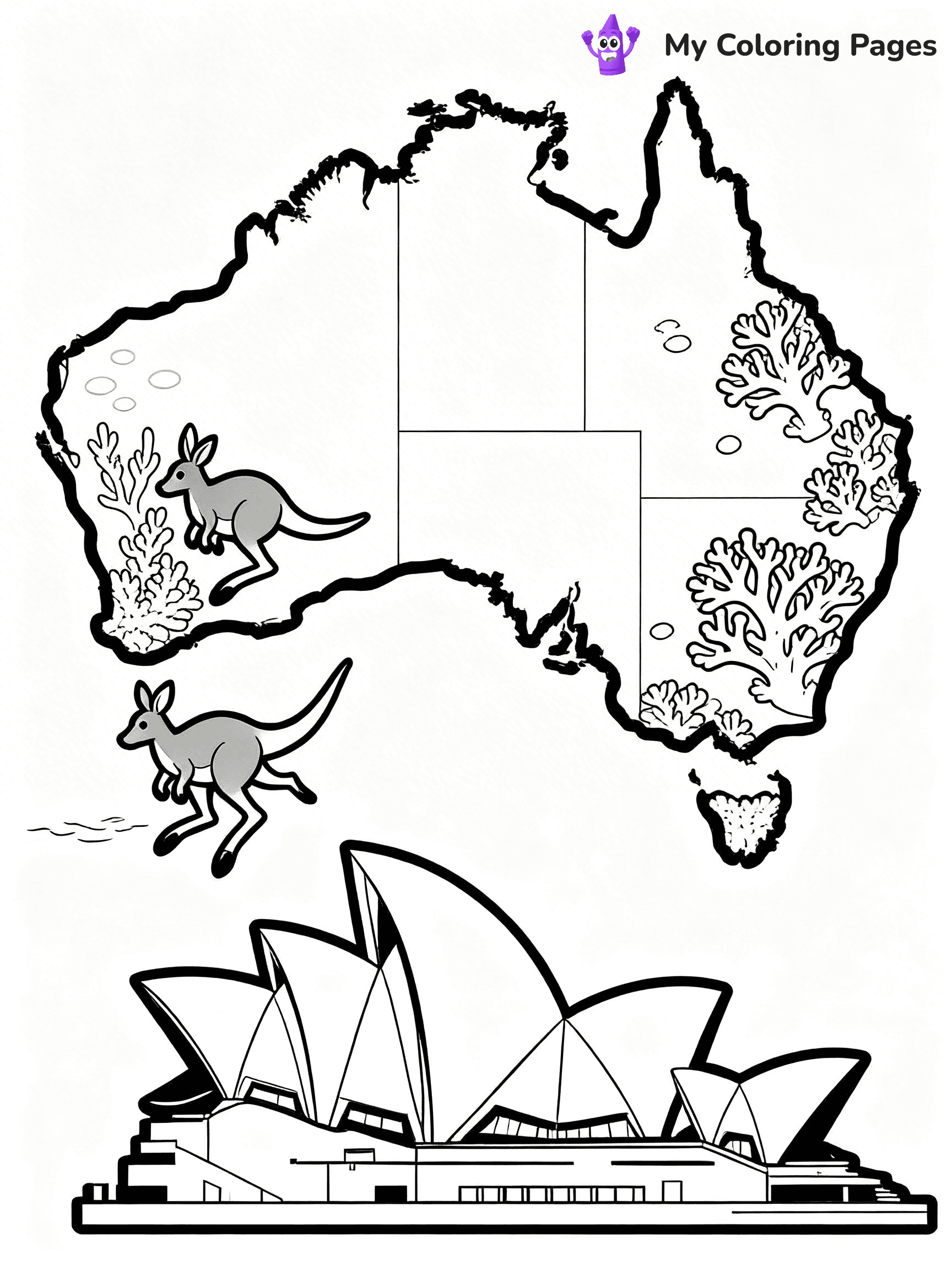 Continents Coloring Pages - 42