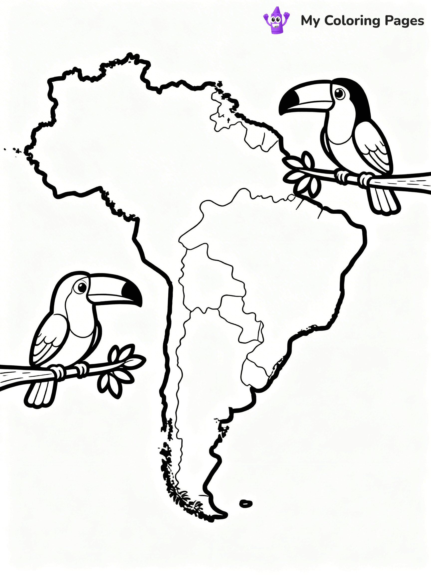 Continents Coloring Pages - 32