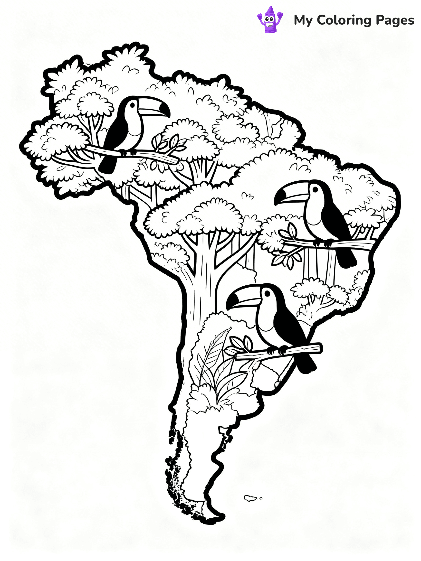 Continents Coloring Pages - 31