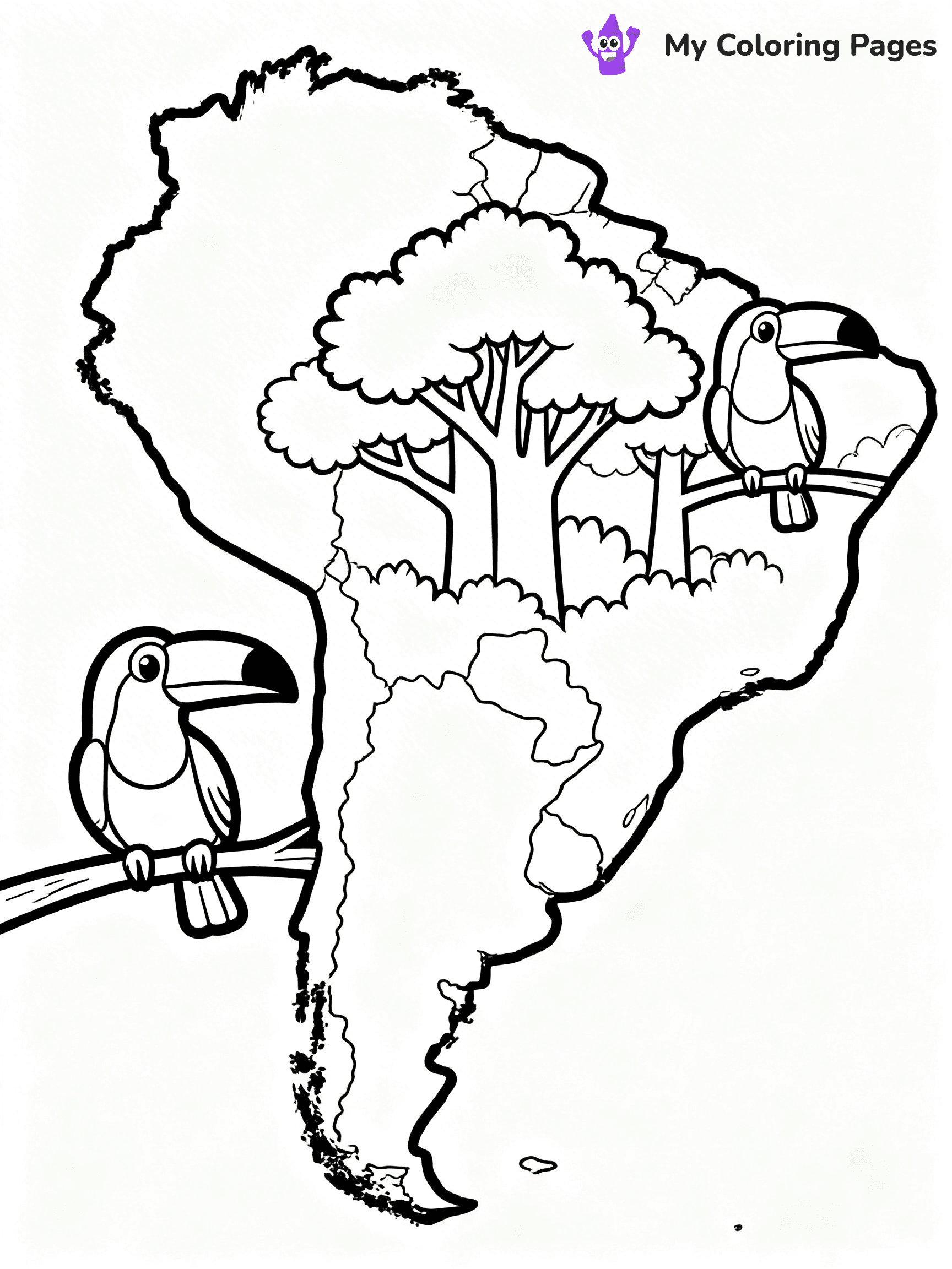 Continents Coloring Pages - 29