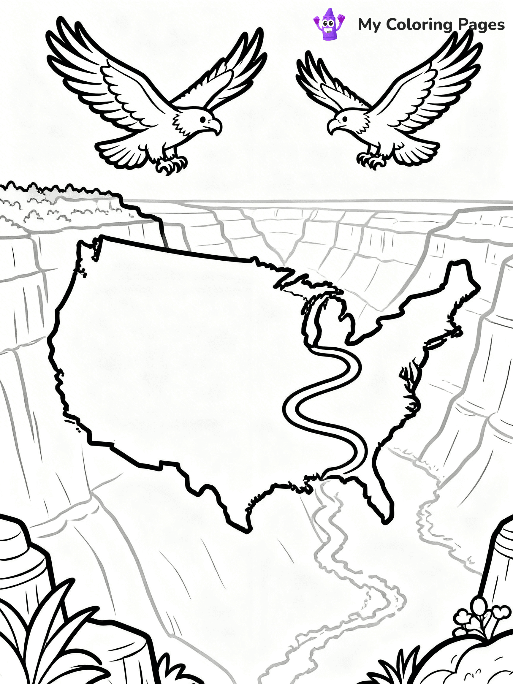 Continents Coloring Pages - 20