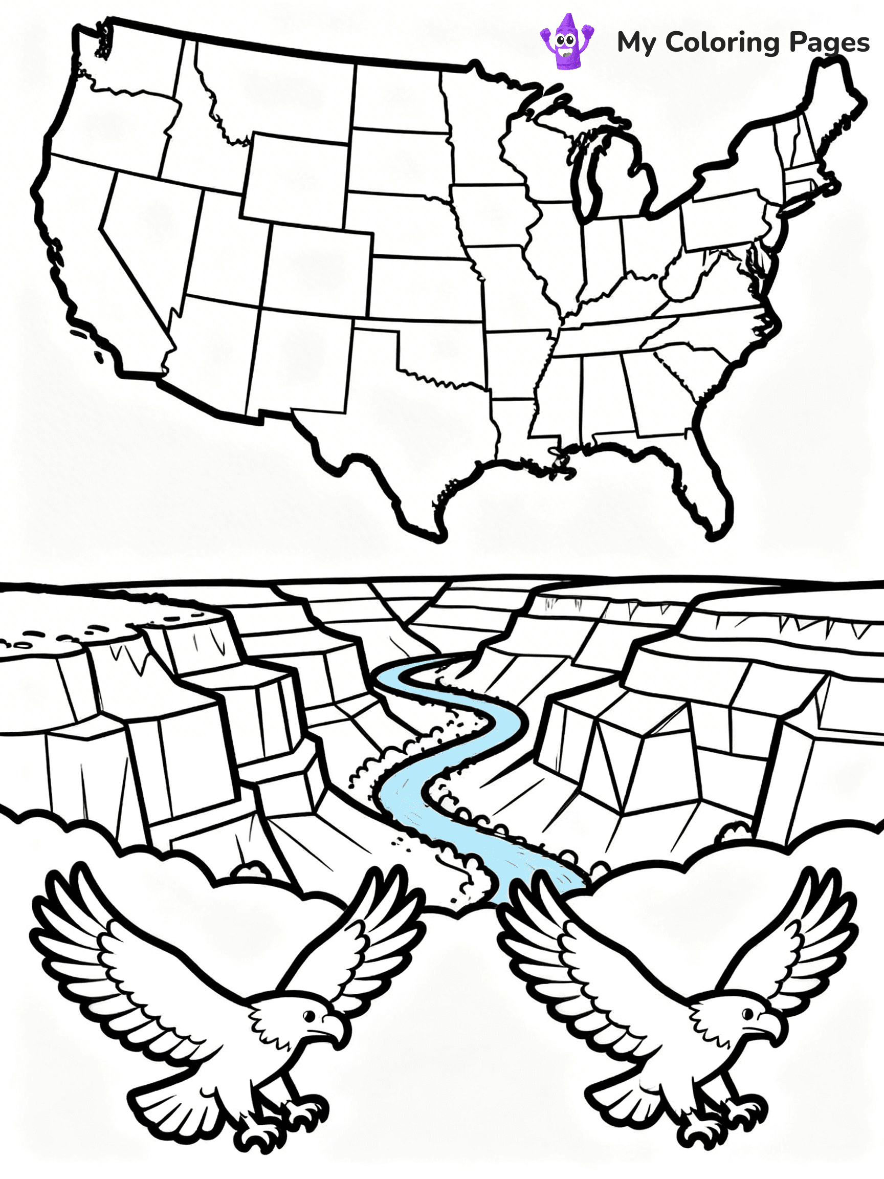 Continents Coloring Pages - 19