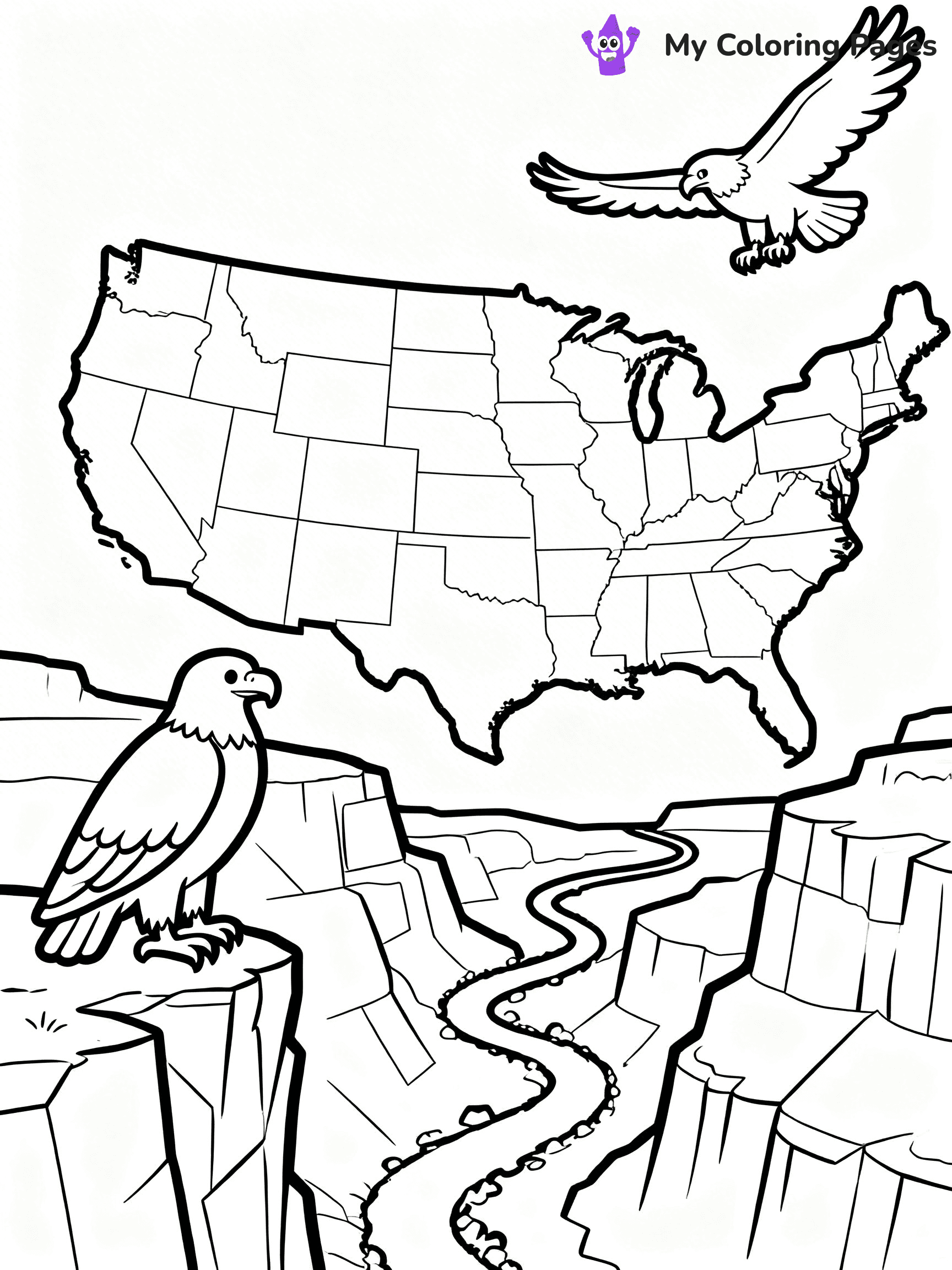Continents Coloring Pages - 18