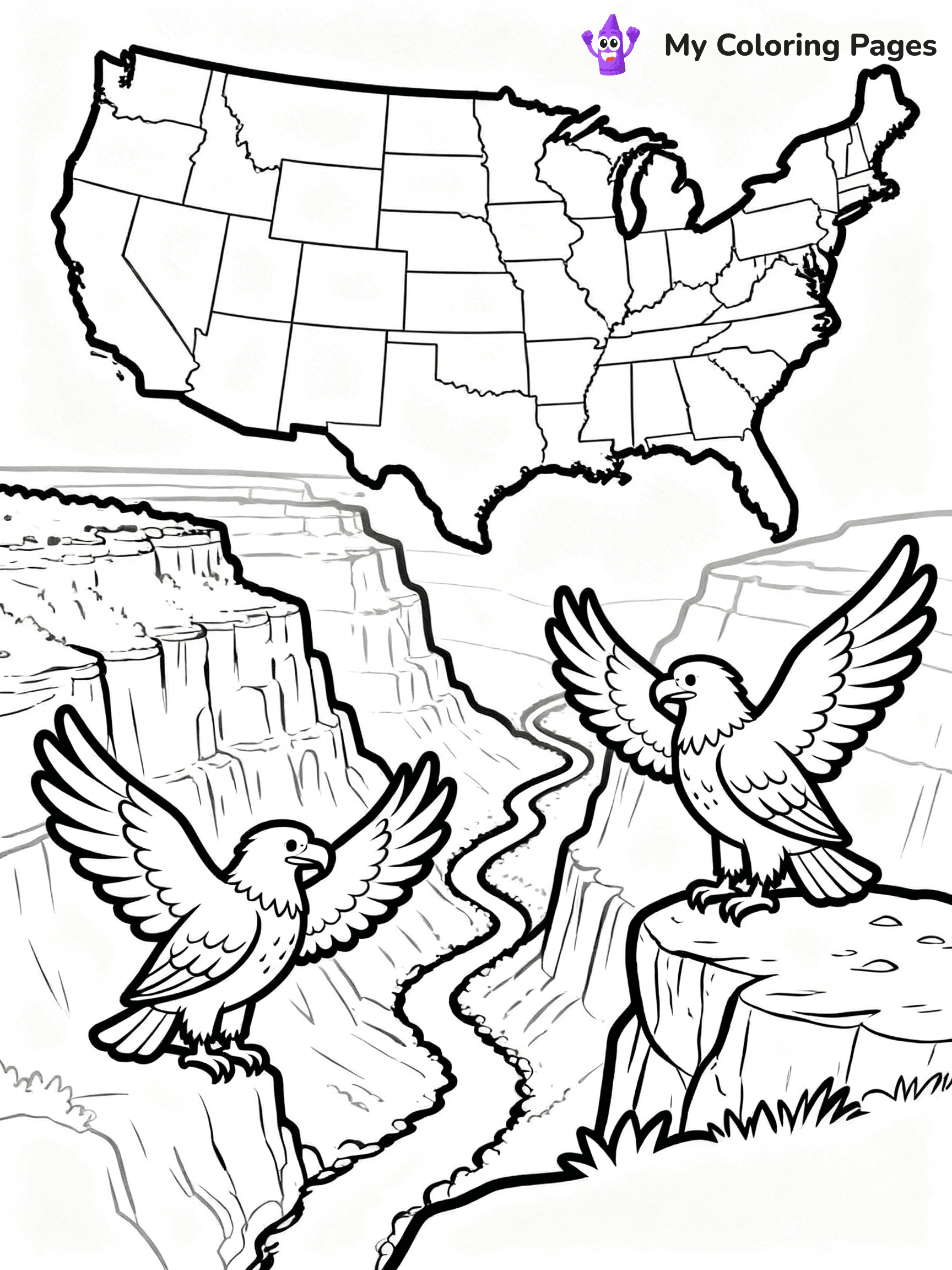 Continents Coloring Pages - 17