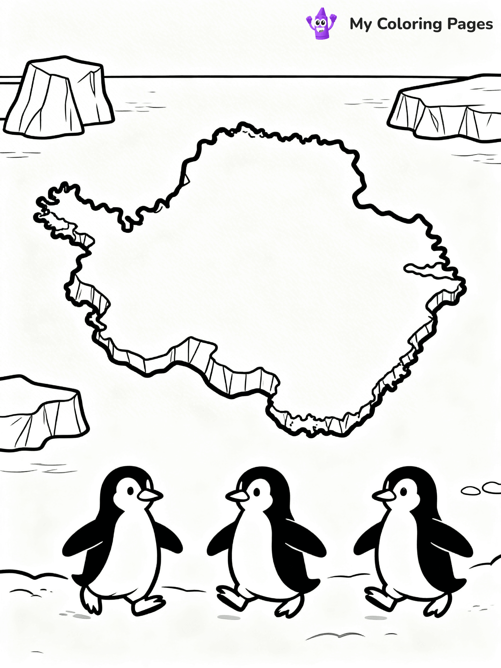 Continents Coloring Pages - 10