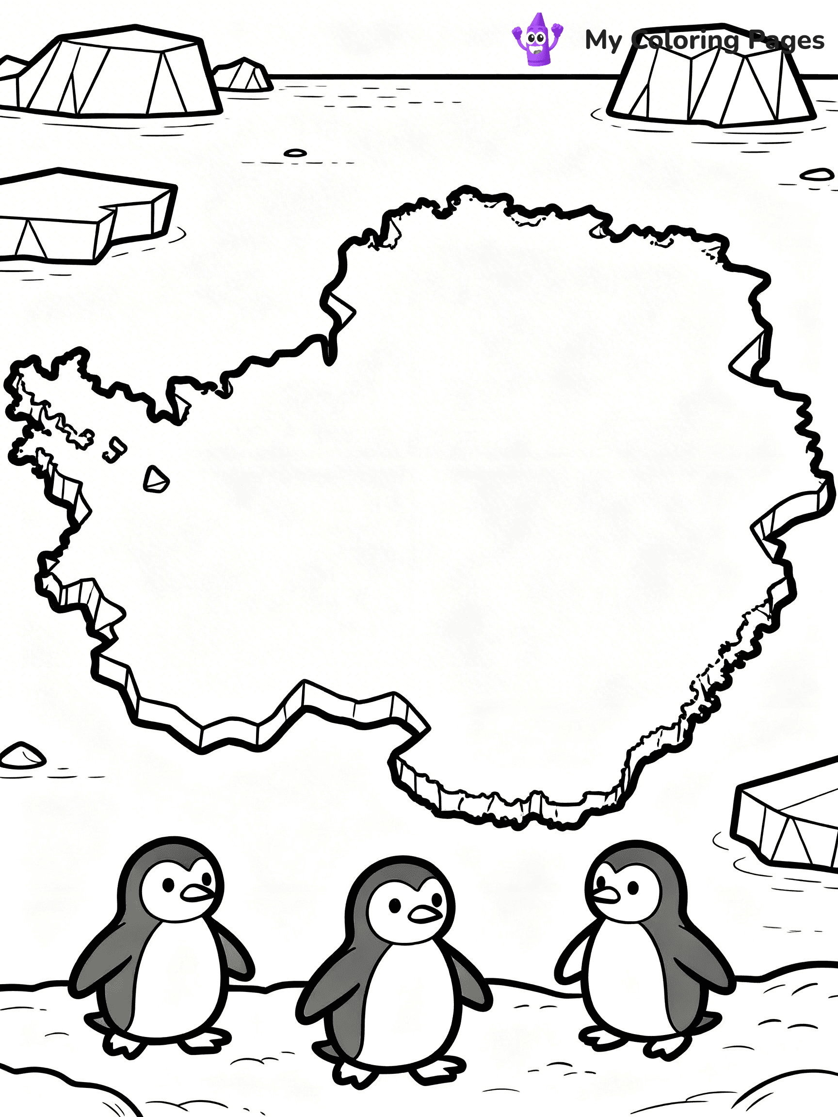 Continents Coloring Pages - 9