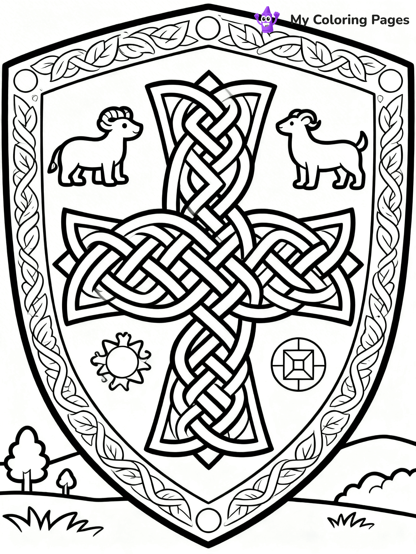 Celtics Coloring Pages - 205