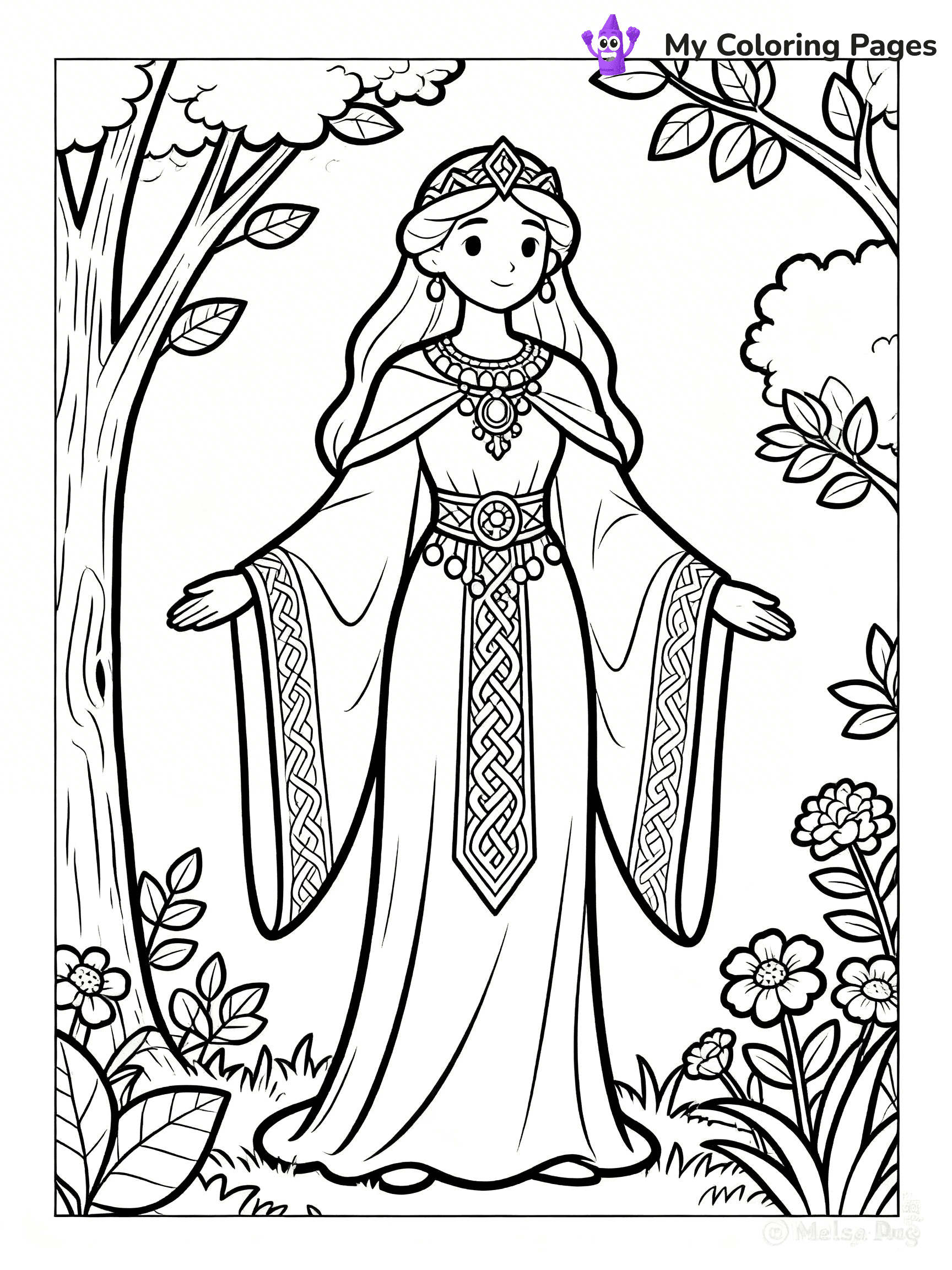 Celtics Coloring Pages - 75