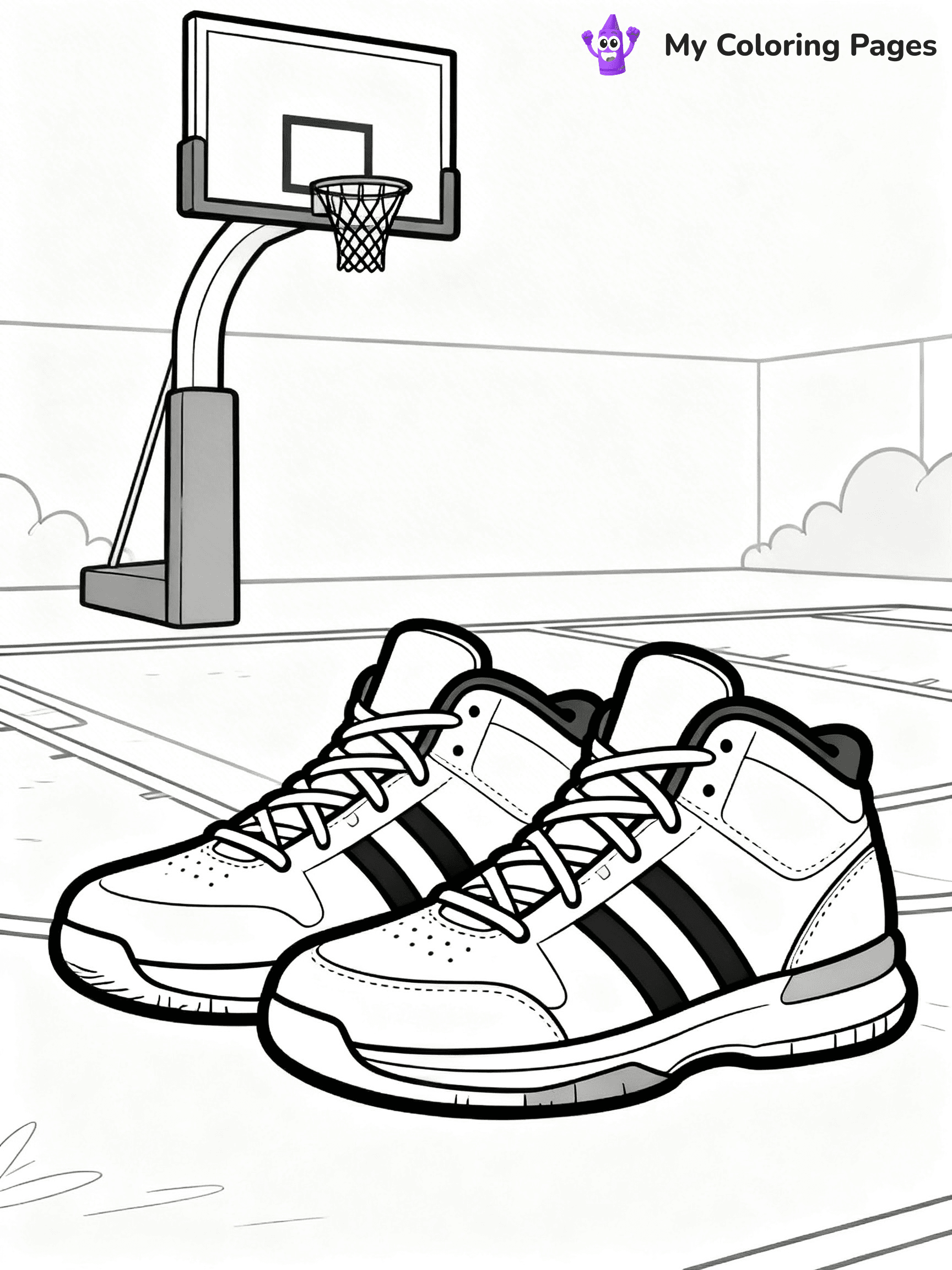 Shoe Coloring Pages PDF - 41