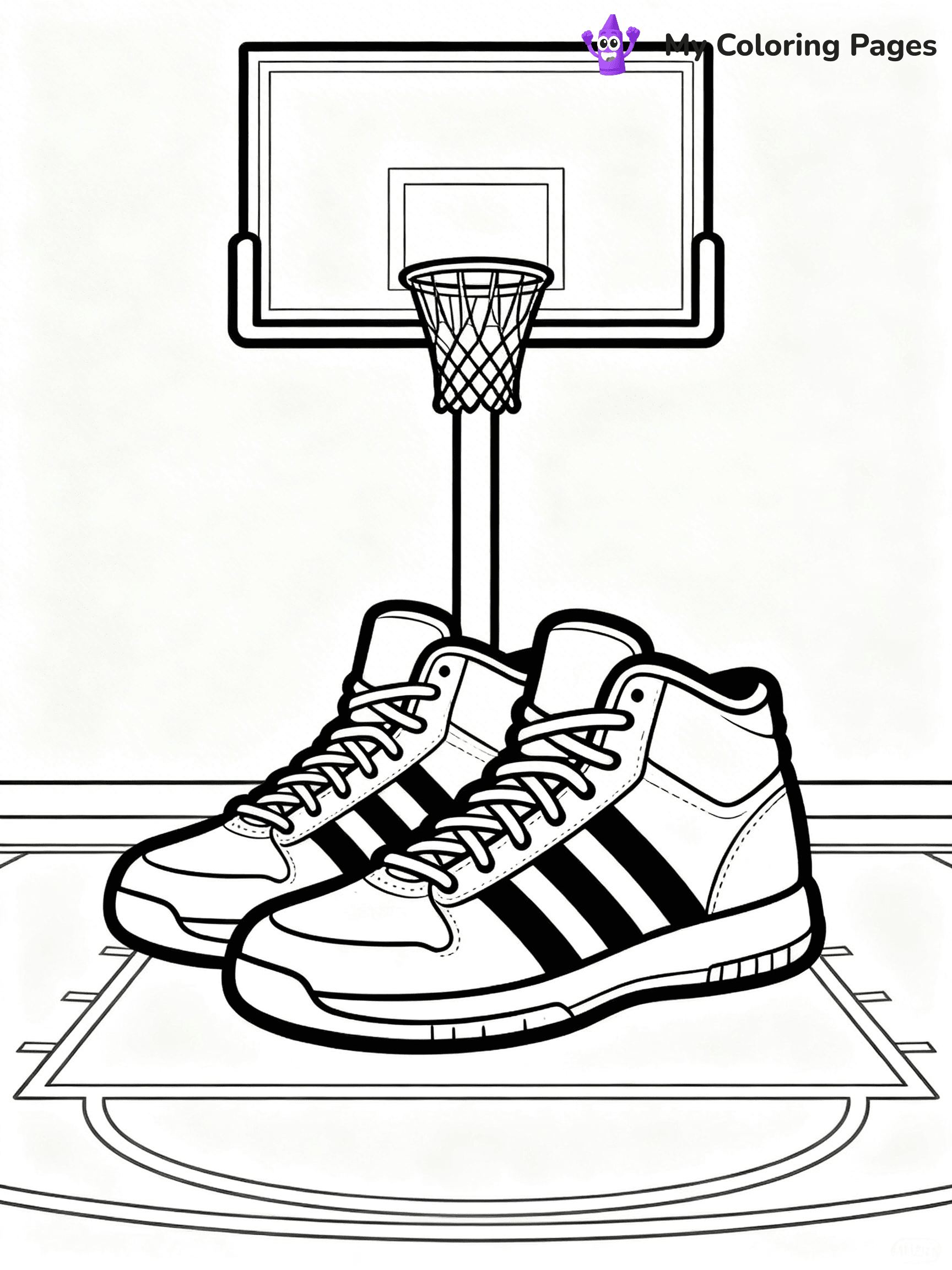 Shoe Coloring Pages PDF - 39