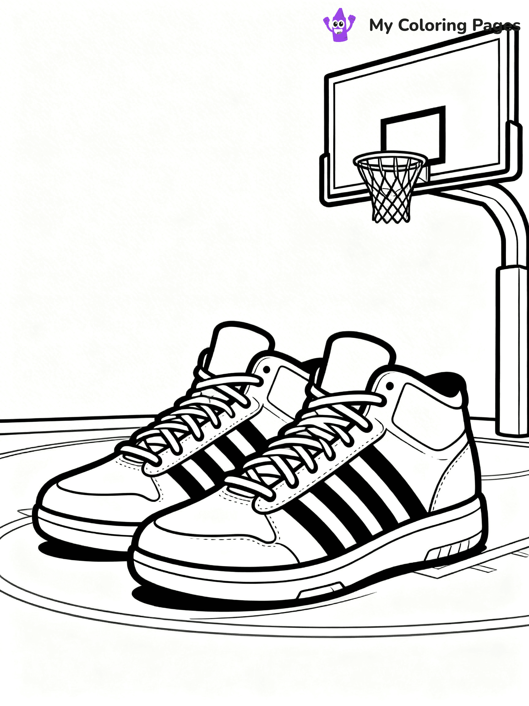 Shoe Coloring Pages PDF - 38
