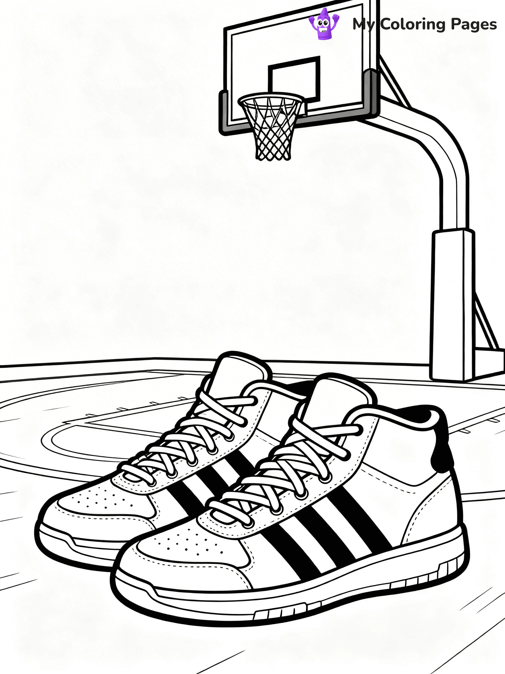 Shoe Coloring Pages PDF - 35