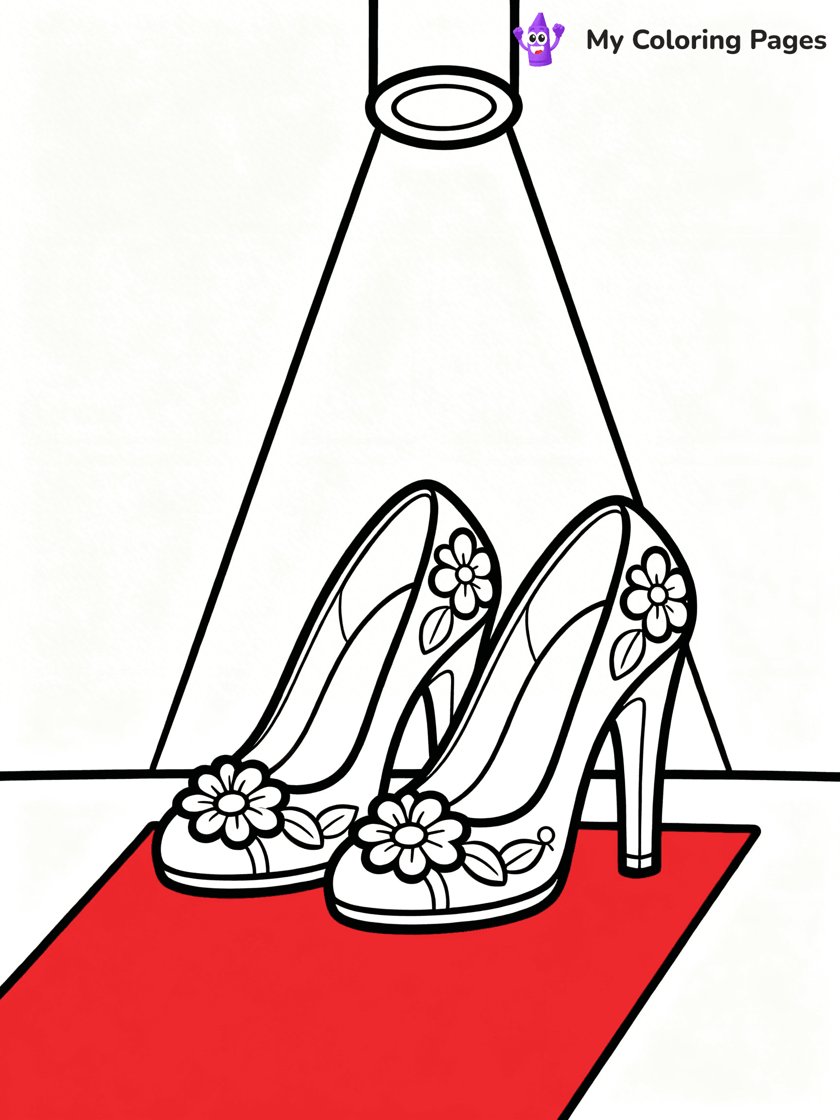 Shoe Coloring Pages PDF - 32