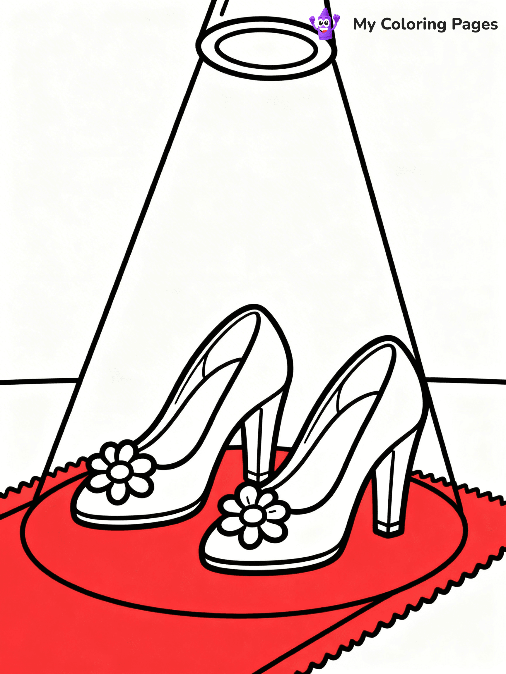 Shoe Coloring Pages PDF - 29