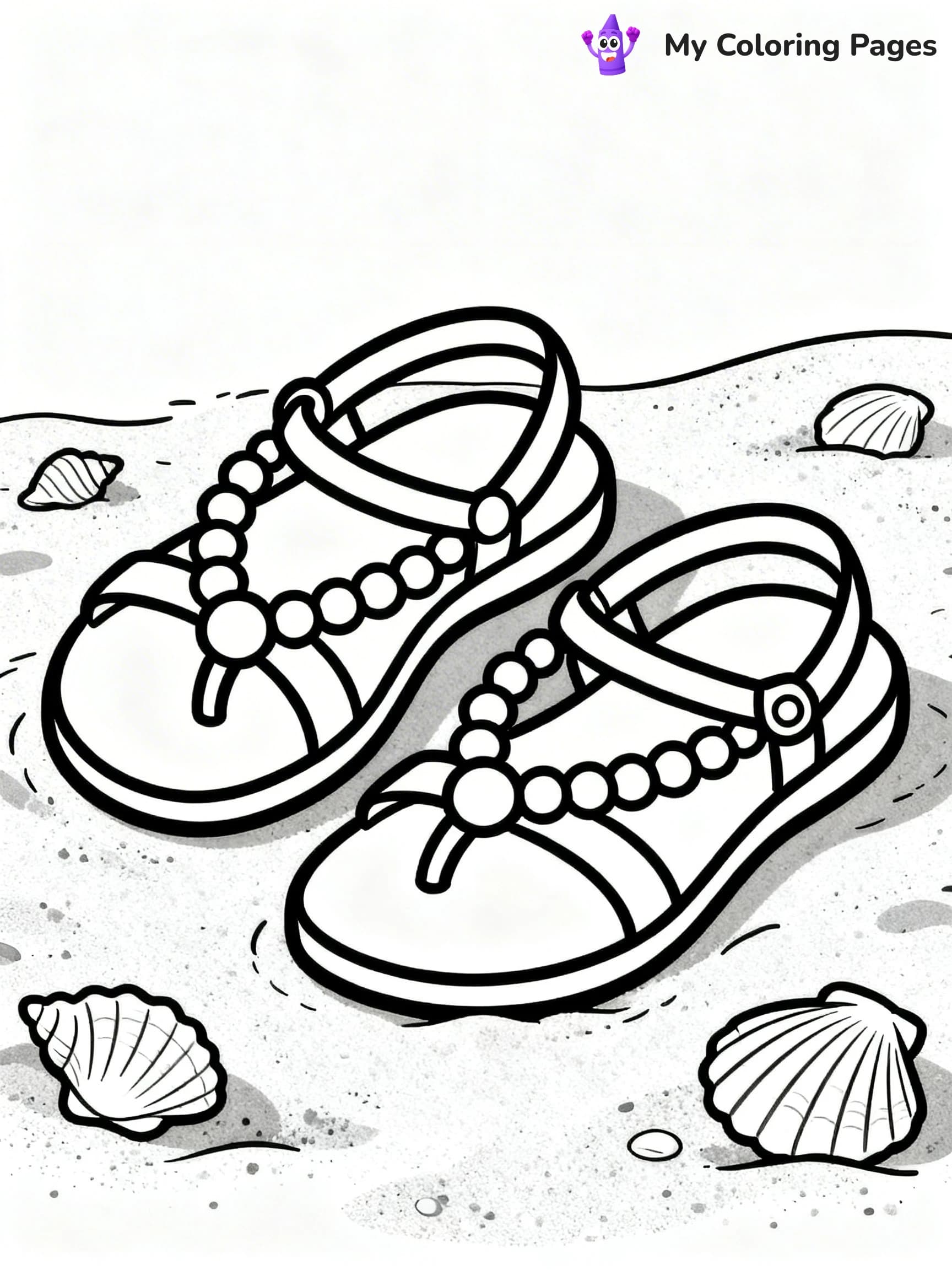Shoe Coloring Pages PDF - 13