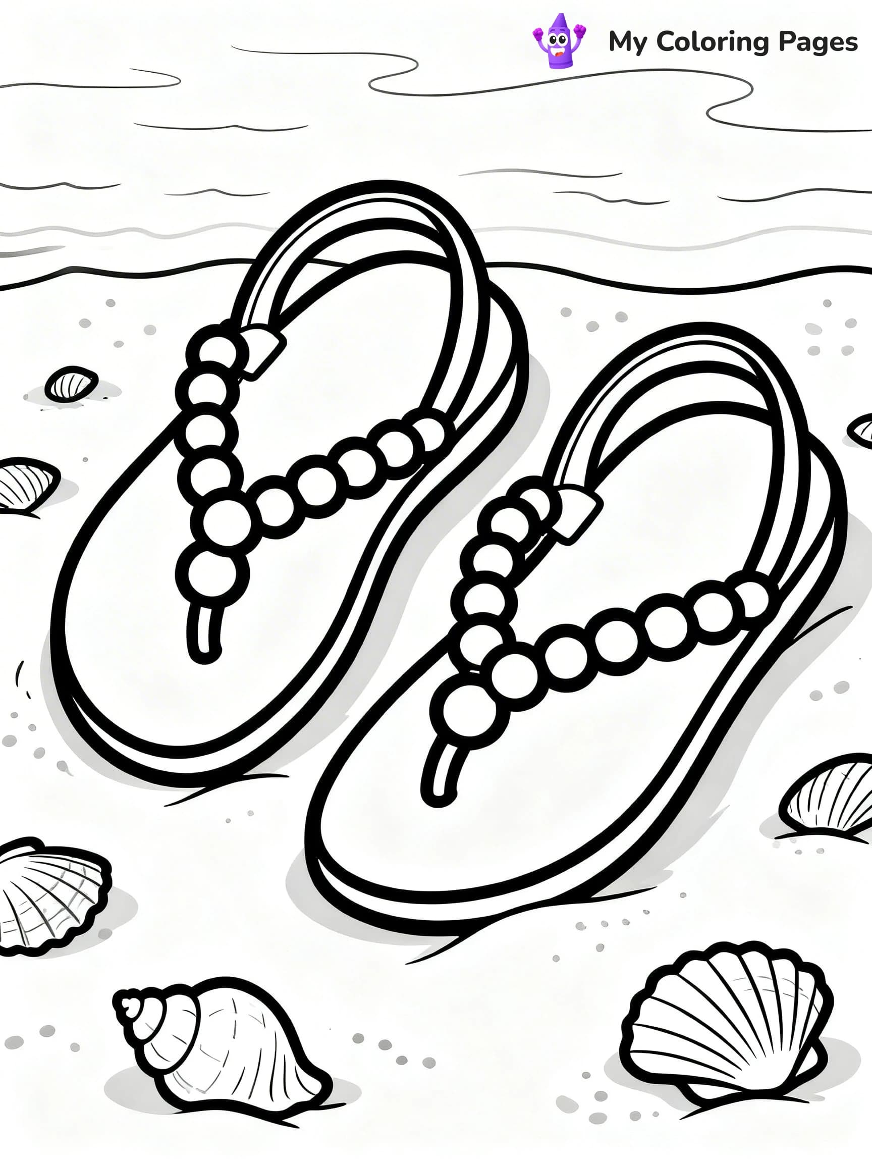 Shoe Coloring Pages PDF - 11